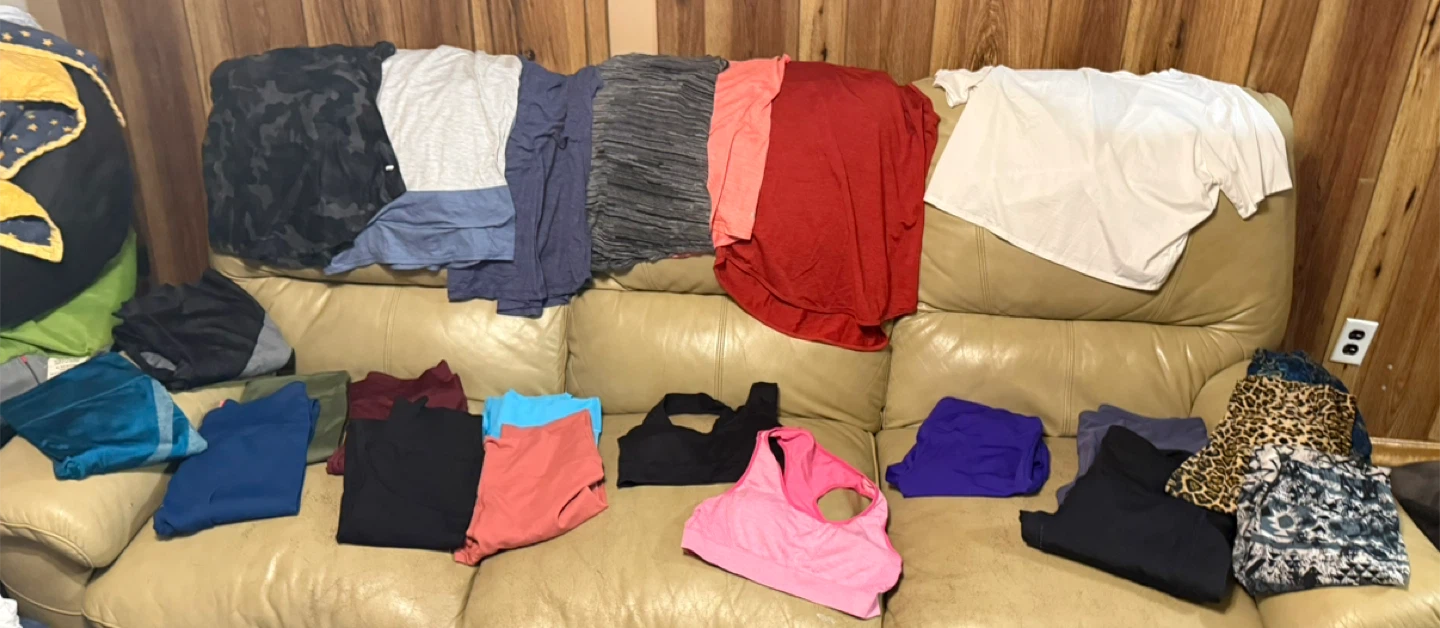 Bundle of Athletic Wear, size M/L, $60