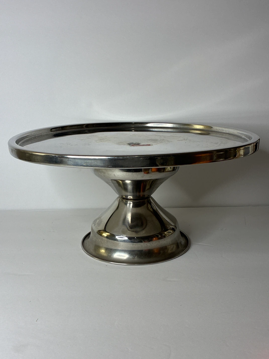 Stainless Steel Cake Stand – Classic Pedestal Serving Stand  13”