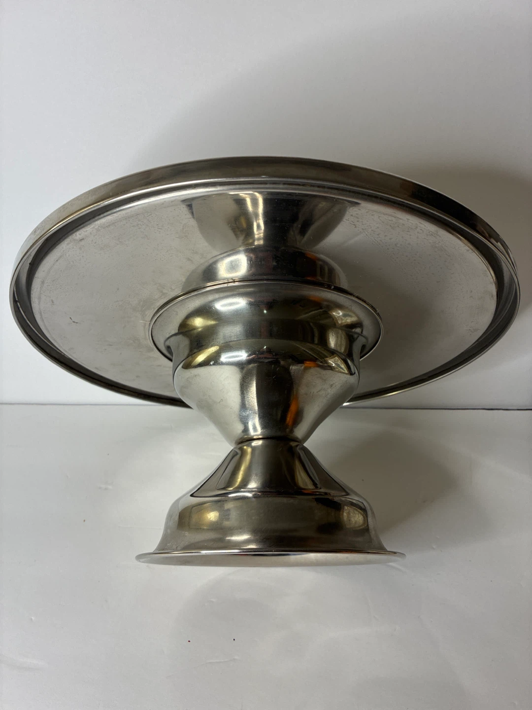 Stainless Steel Cake Stand – Classic Pedestal Serving Stand  13” - photo 3