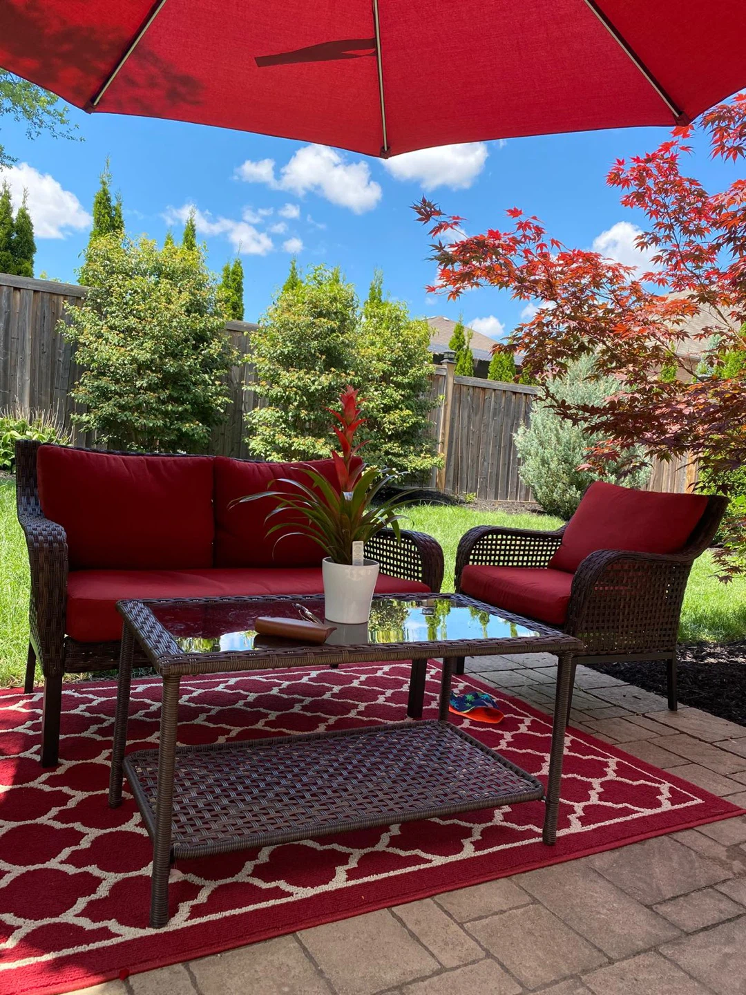 Patio conversation set- fully assembled! - photo 5