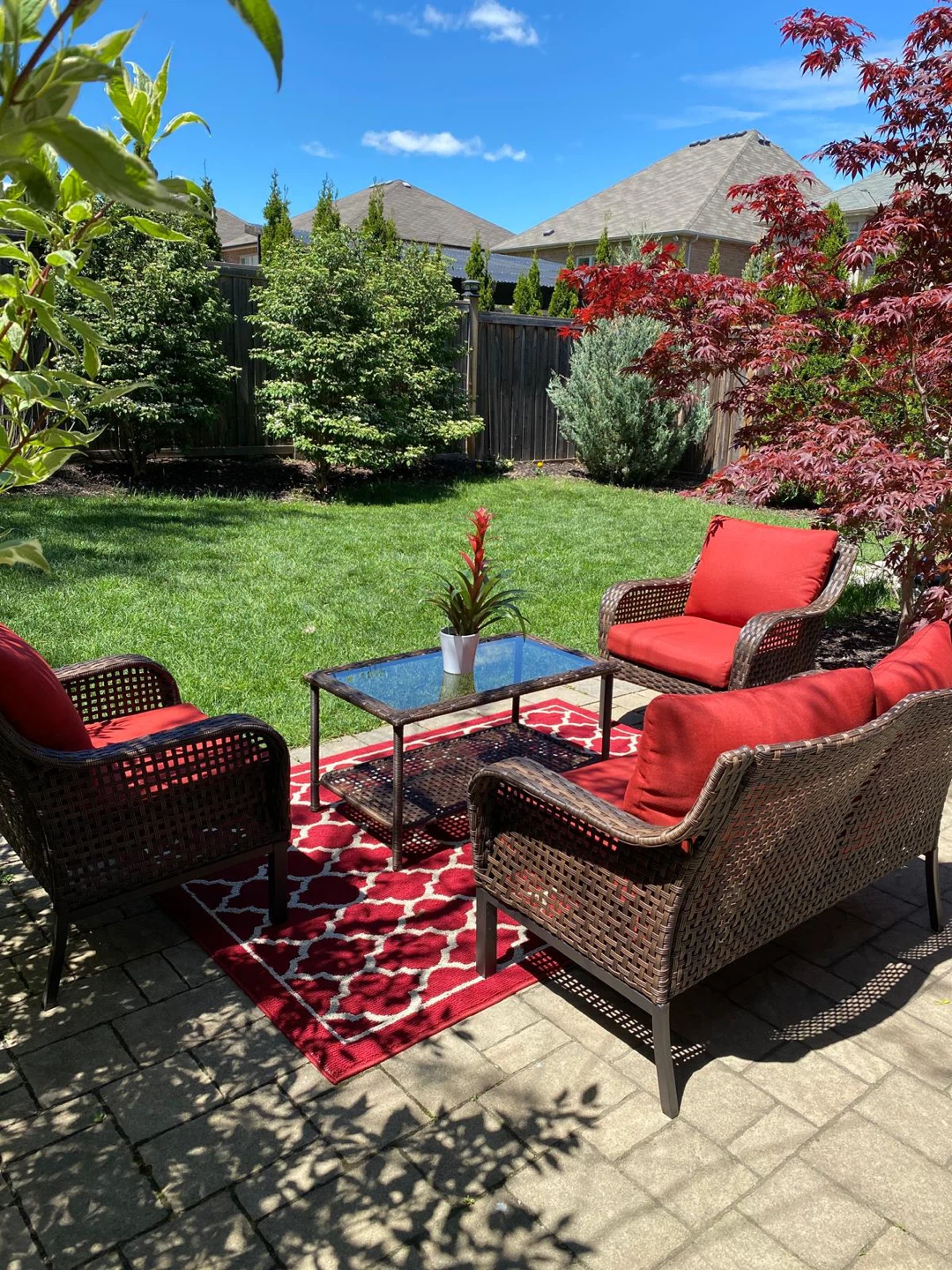 Patio conversation set- fully assembled! - photo 3