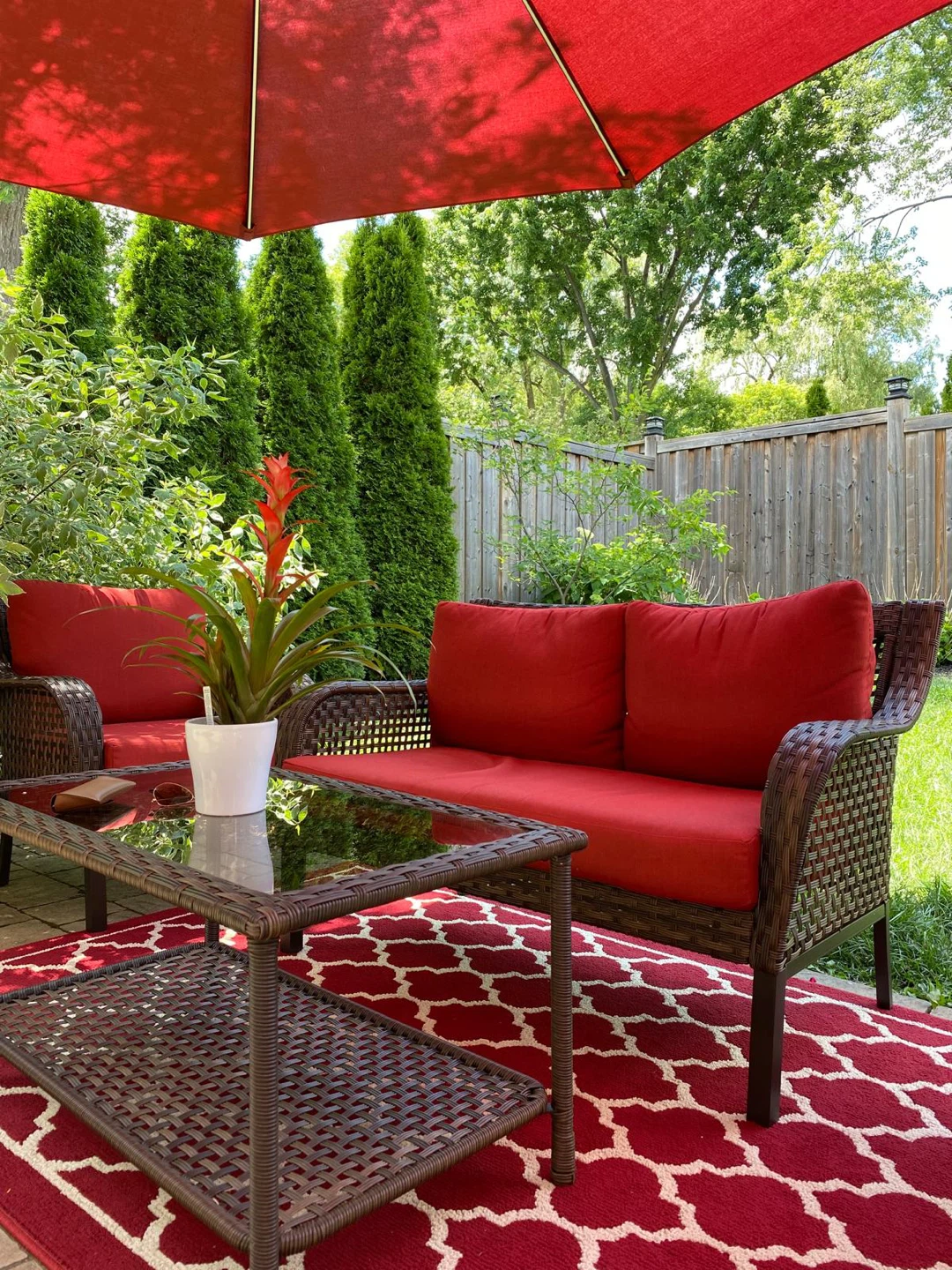 Patio conversation set- fully assembled! - photo 2