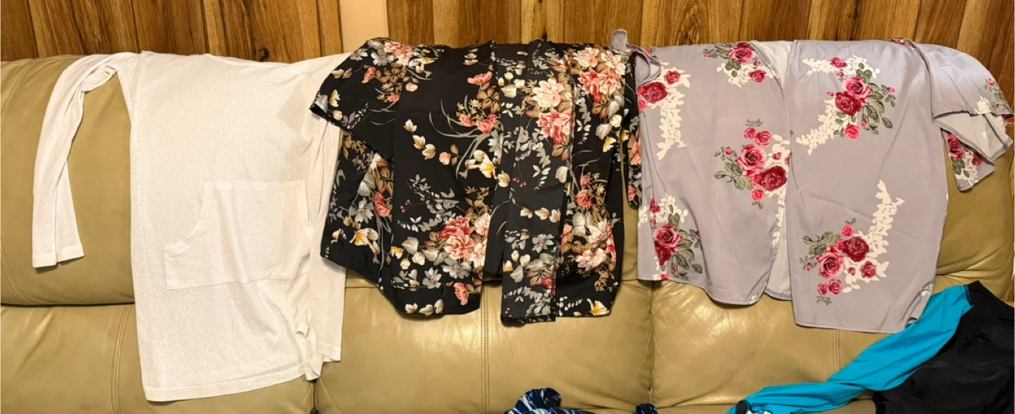 Women's Swimsuits, cover ups and skort, size L, $30 - photo 2
