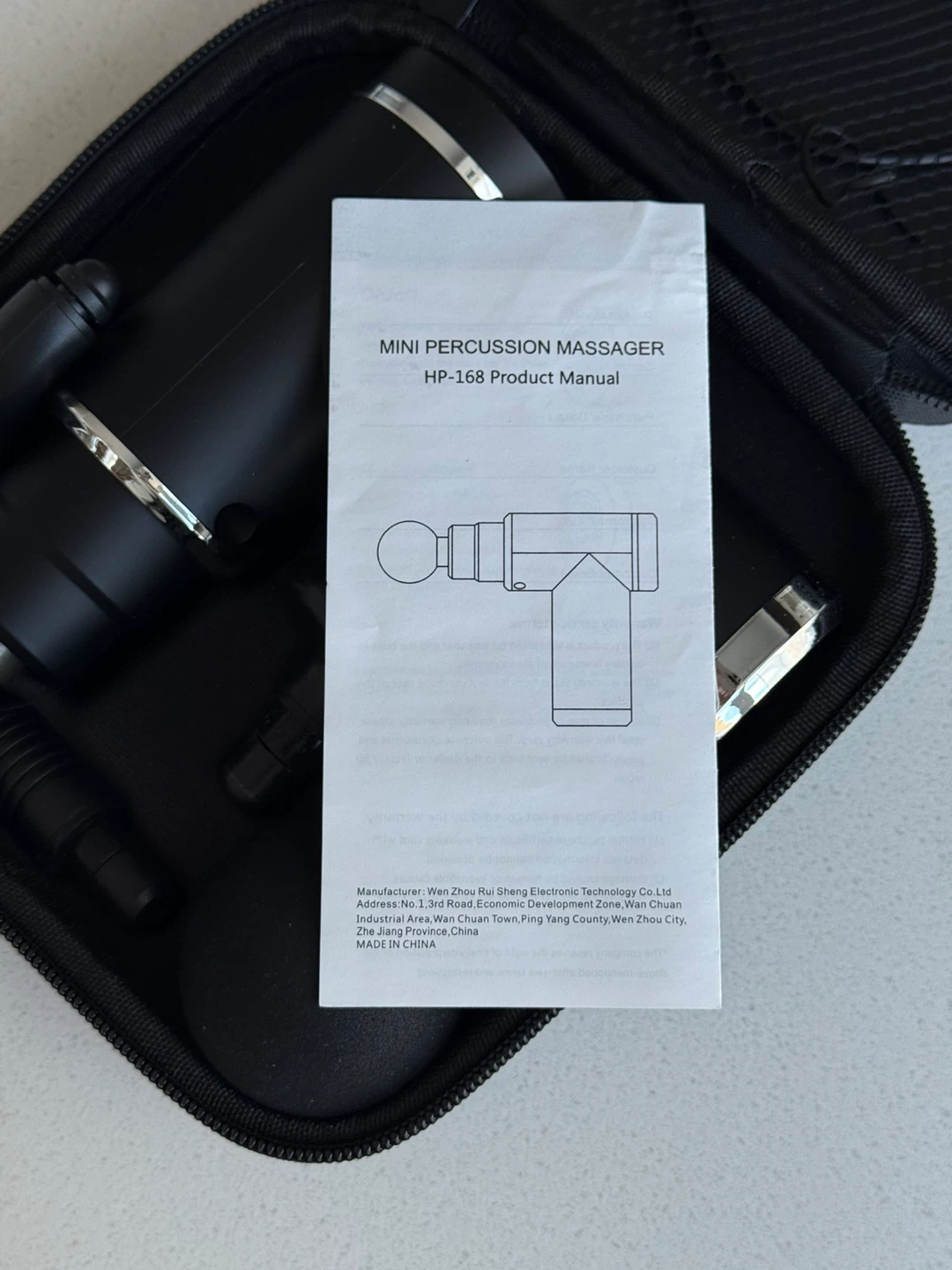 Mini Percussion Massager HP-168 with Case - photo 2