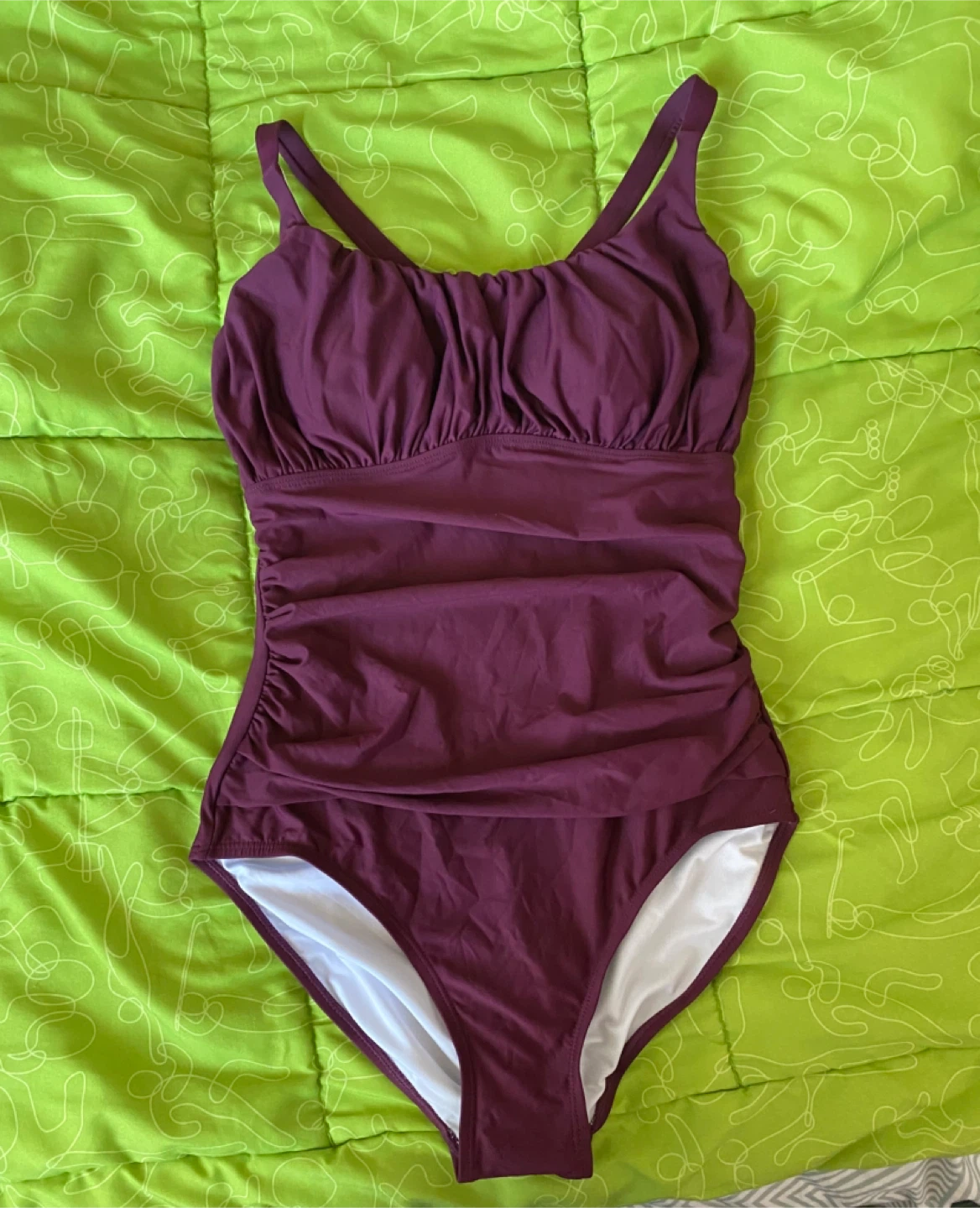 Women's Swimsuit Size S Burgundy