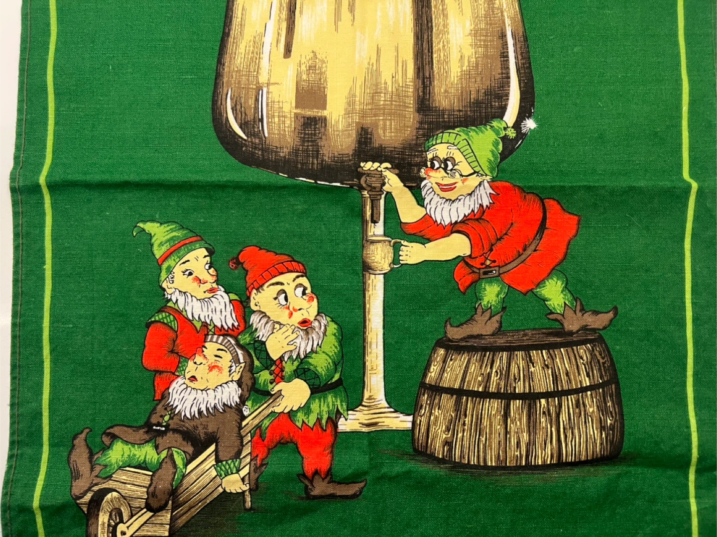 Vintage Irish Poteen Recipe Tea Towel - photo 4