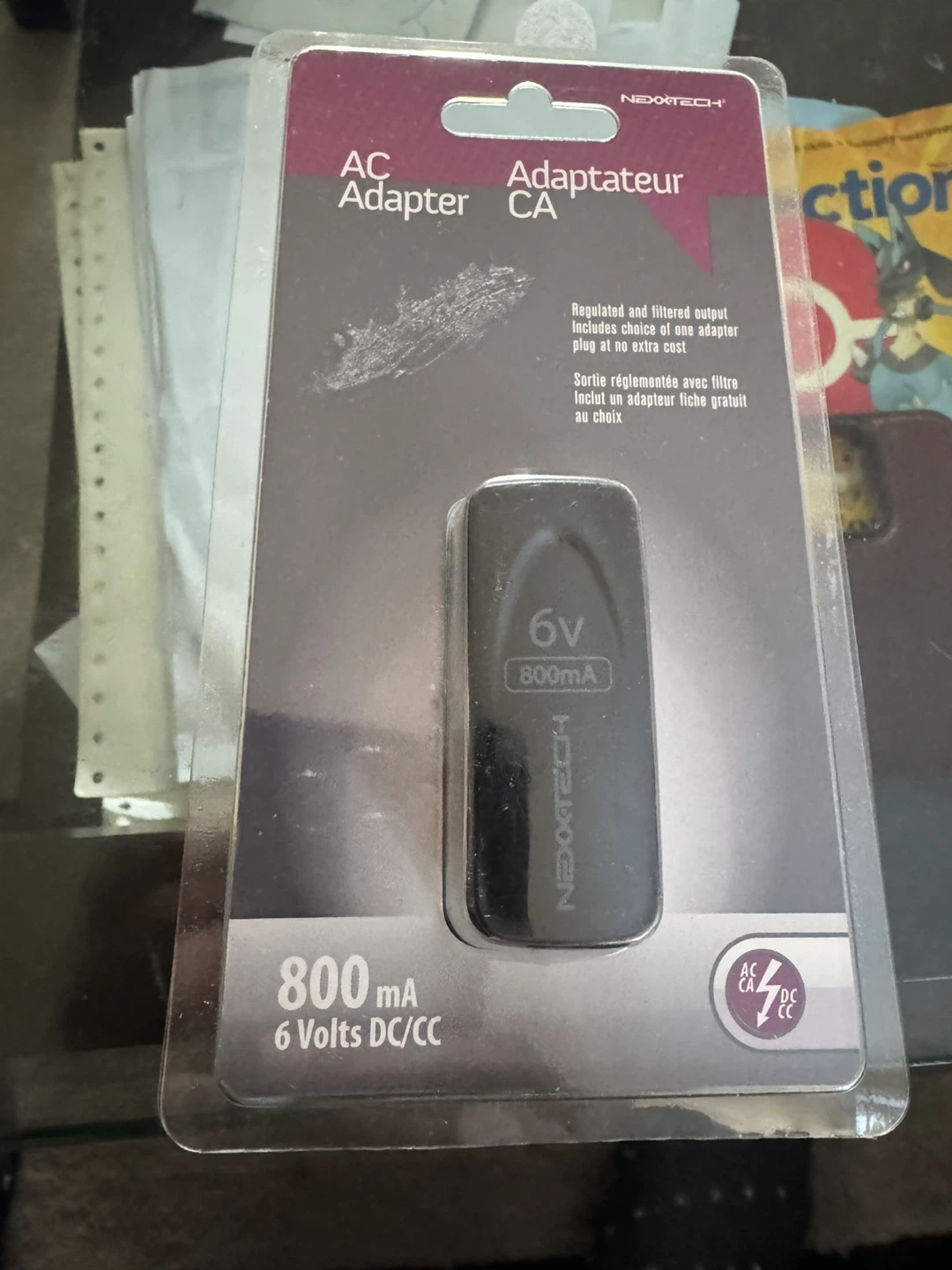 Nextech AC Adapter 6 Volts DC/CC 800mA