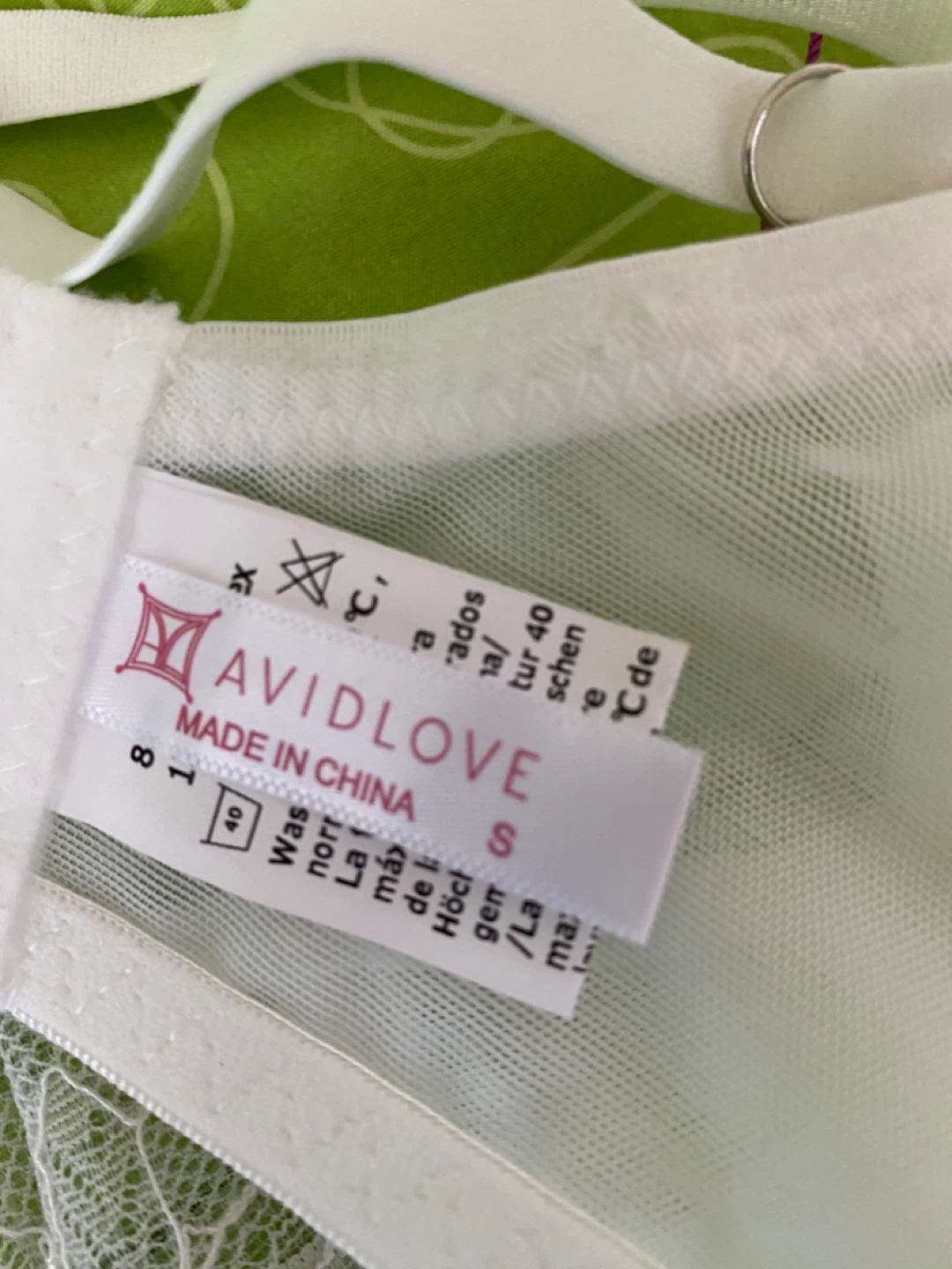 Avidlove White Lace Bralette - Size S - photo 2