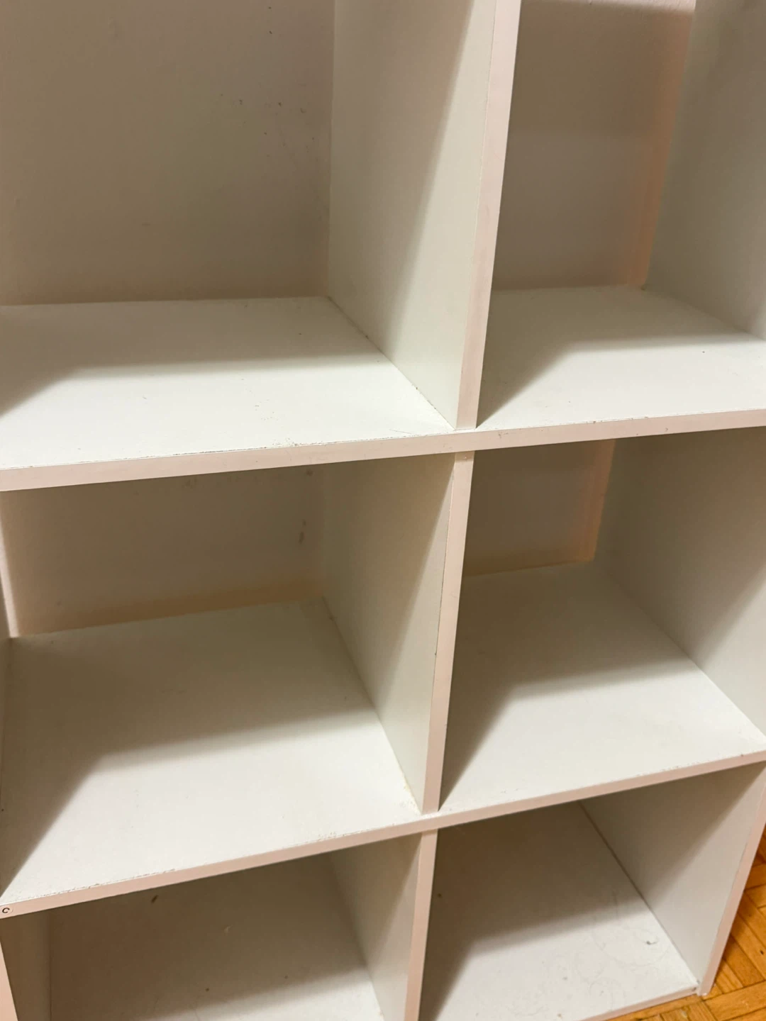 White 6-Cube Storage Shelf - photo 3