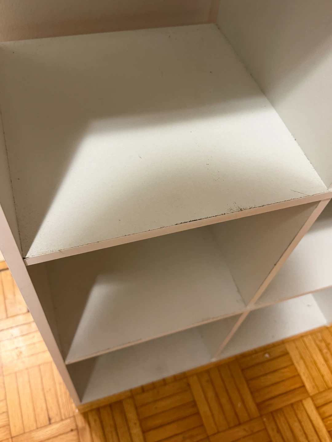 White 6-Cube Storage Shelf - photo 4