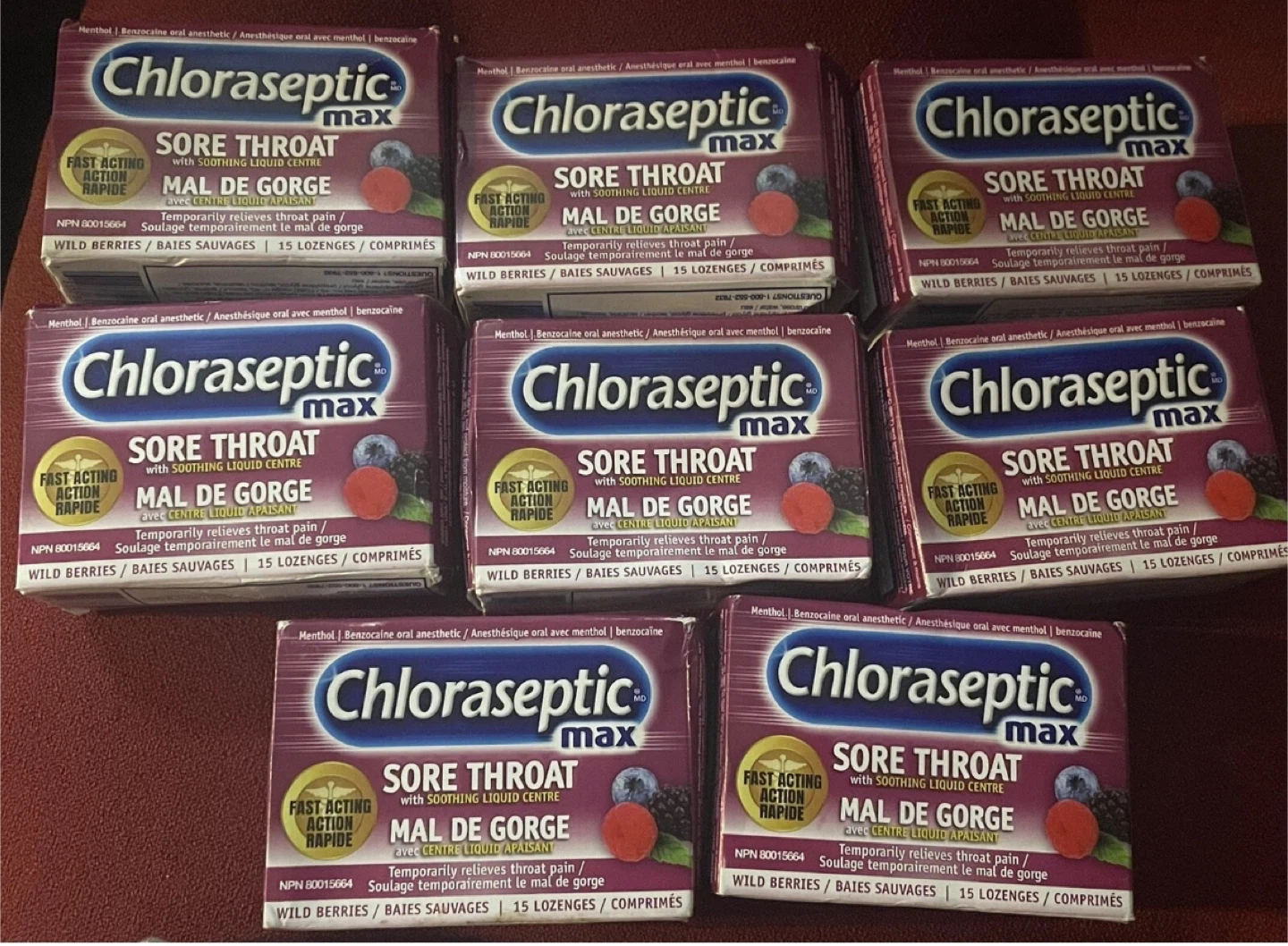 Chloraseptic Max Sore Throat Lozenges - Wild Berries