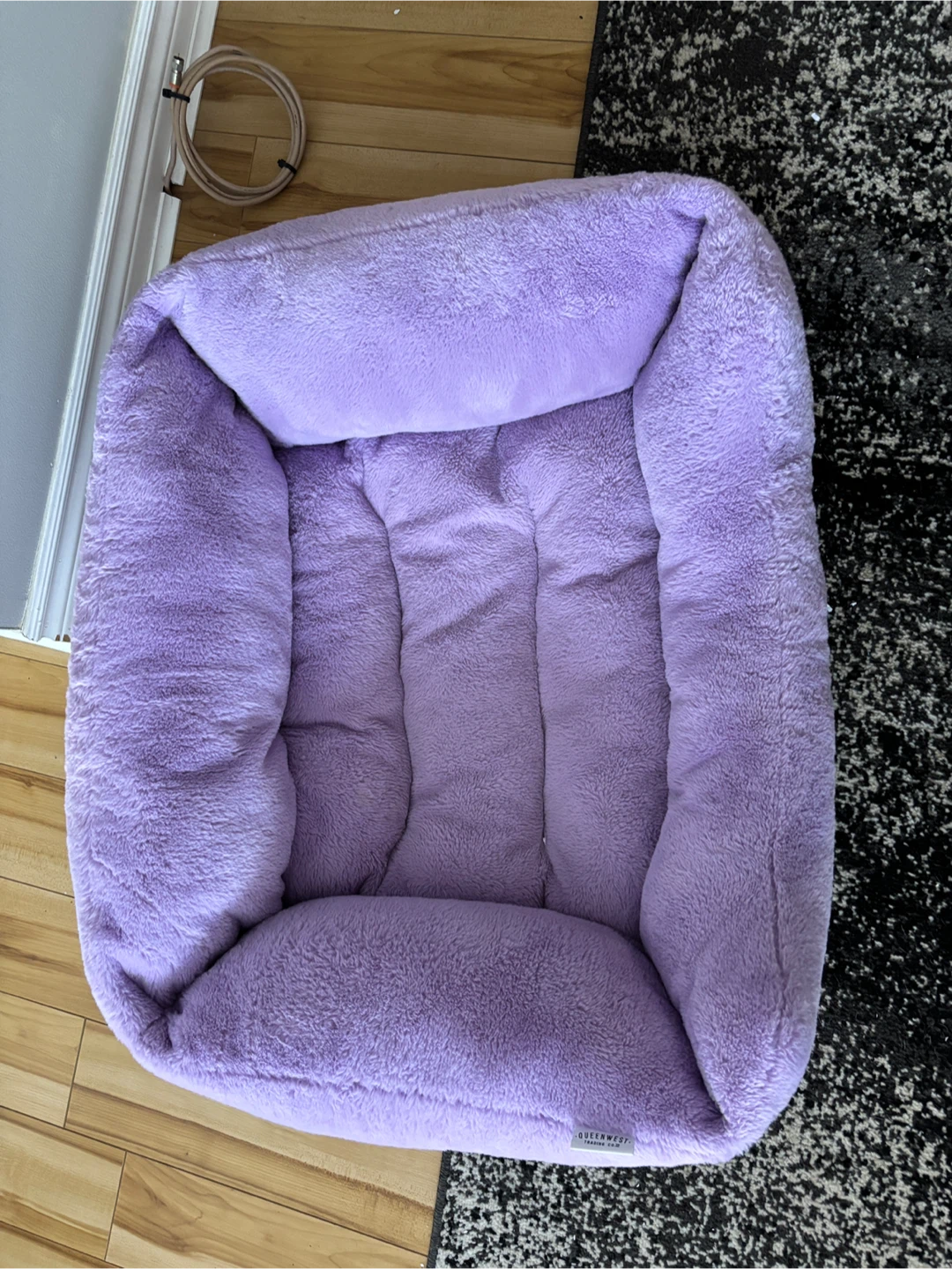 Purple Plush Pet Bed - photo 2