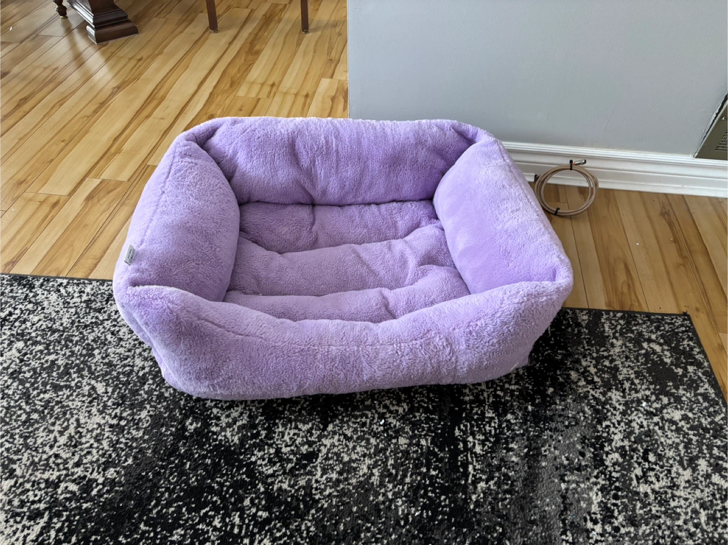 Purple Plush Pet Bed