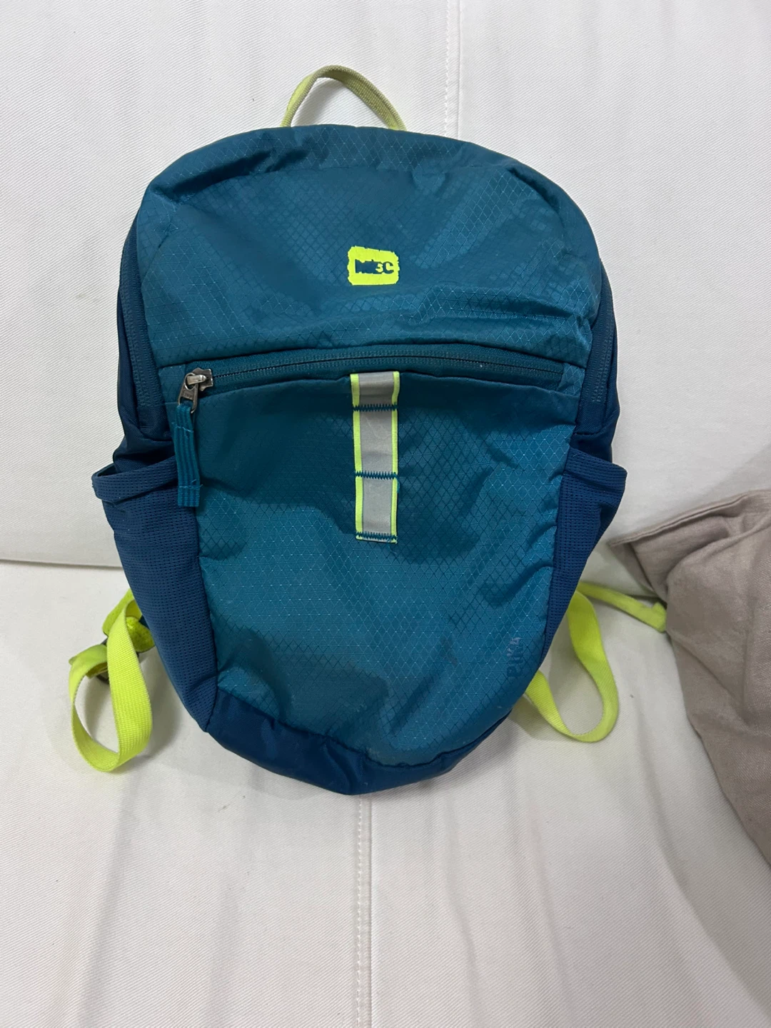 MEC Backpack Teal/Lime Green