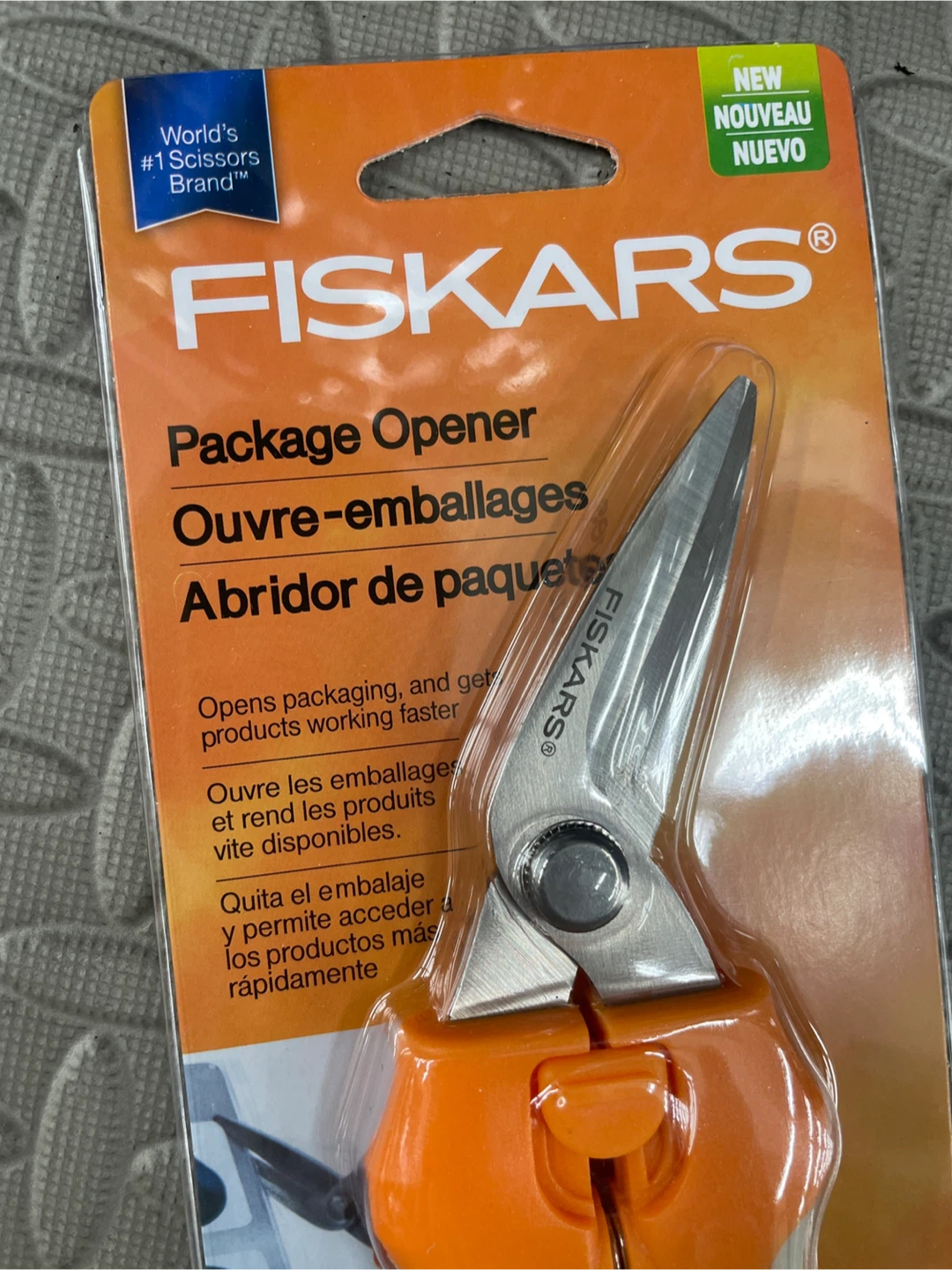 Fiskars package opener scissors - photo 2