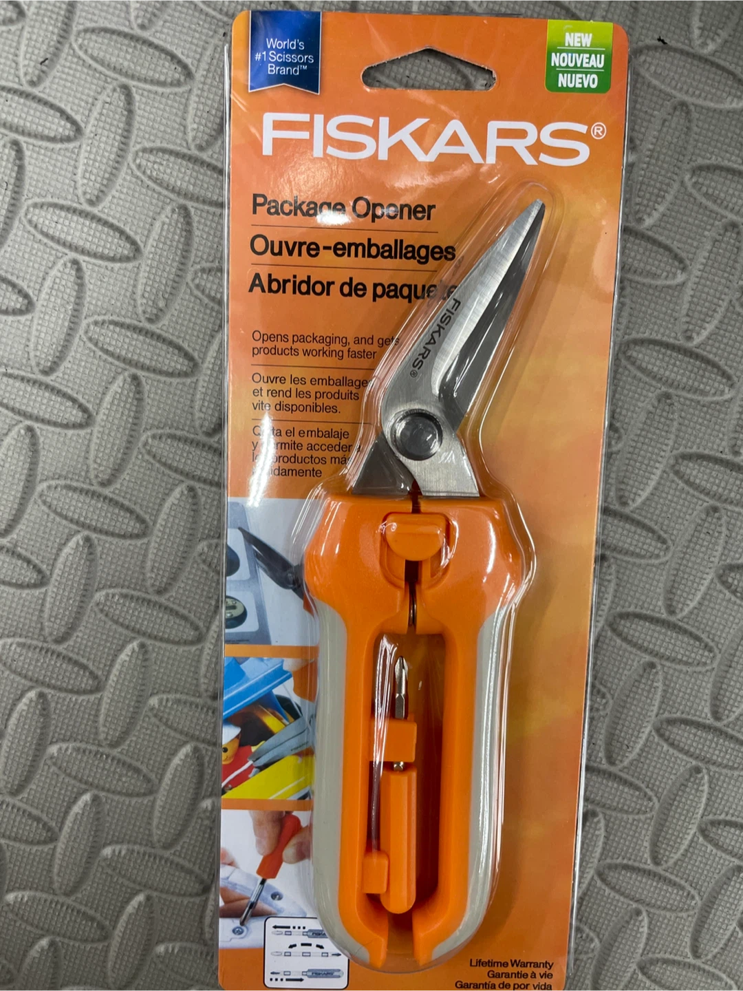 Fiskars package opener scissors
