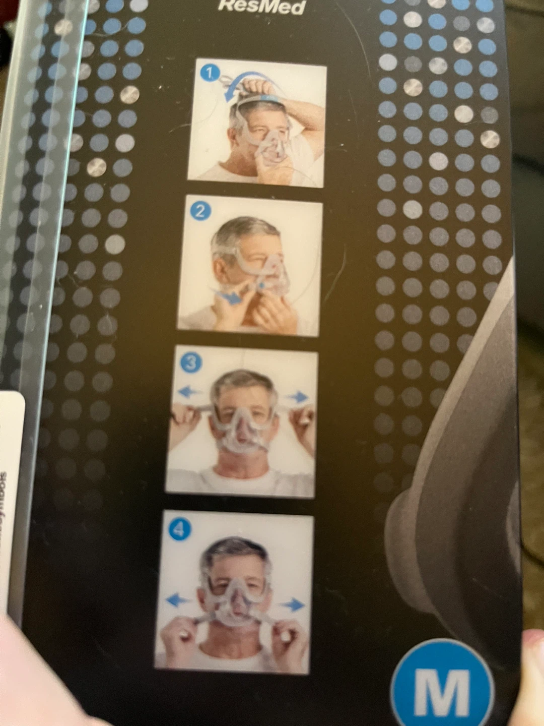 resumed AirTouch CPap mask (medium) - photo 2