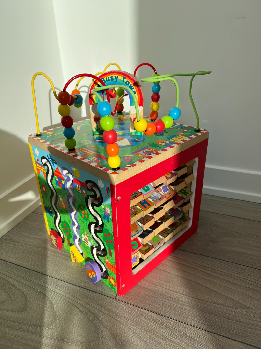 ALEX Discover My Busy Town Wooden Activity Cube - photo 2