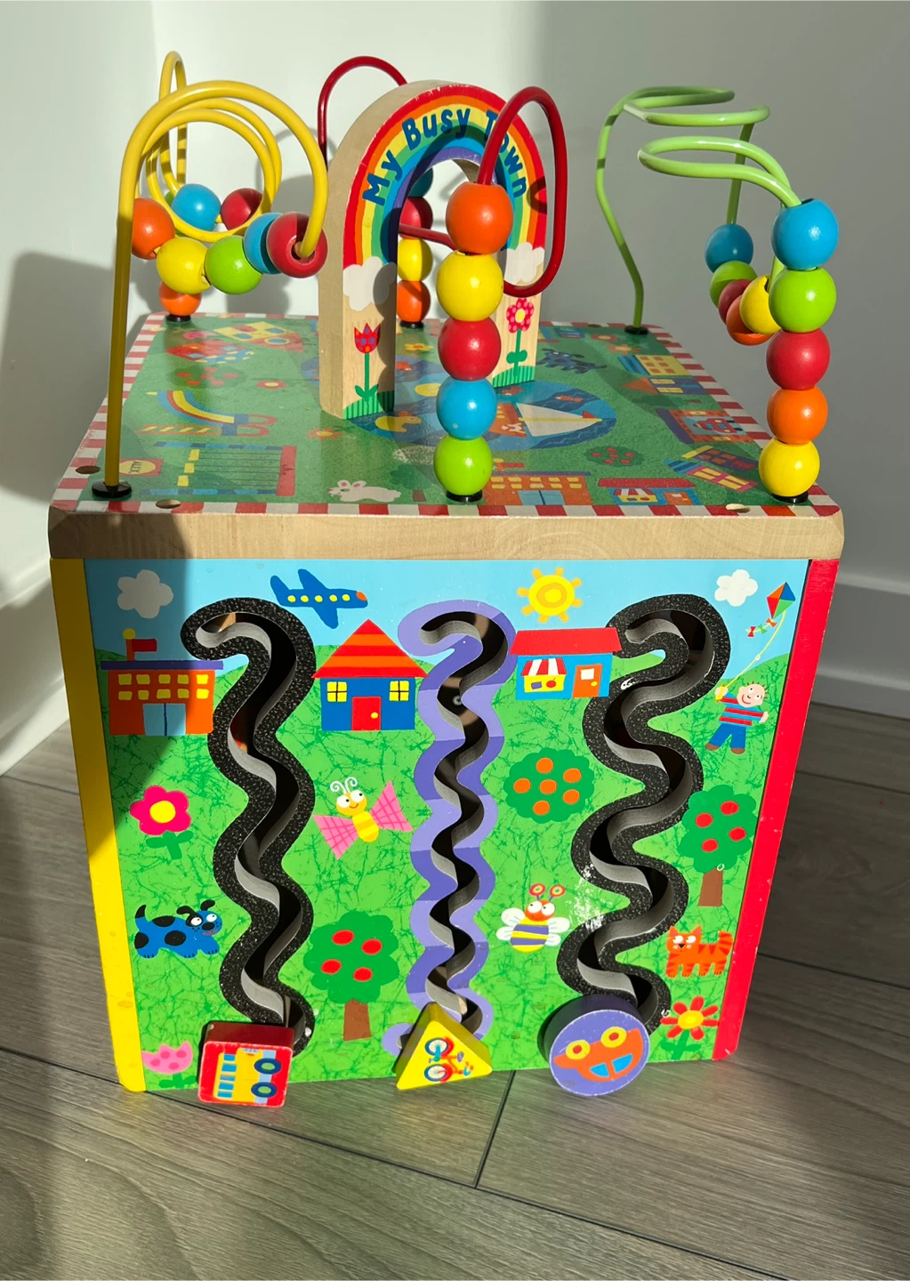ALEX Discover My Busy Town Wooden Activity Cube - photo 3