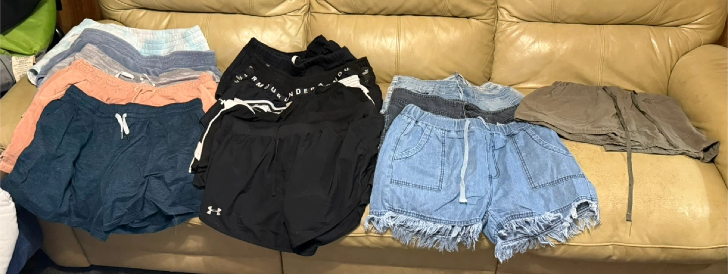 Assorted Women's Shorts Bundle, size M/L, $40