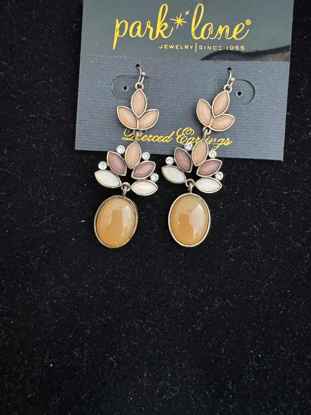 Park Lane Dangle Earrings with Accent Stones