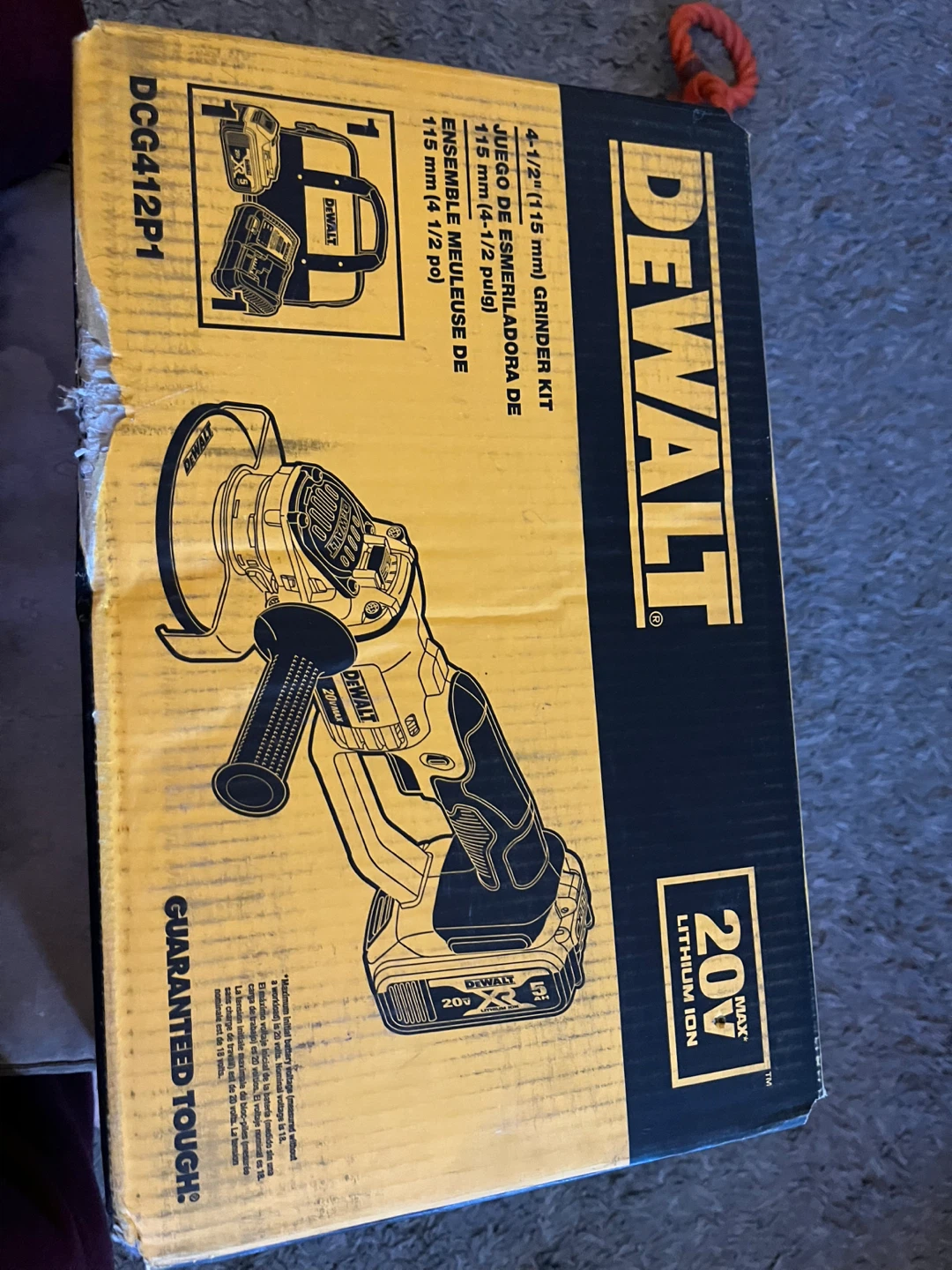 Dewalt grinder kit.