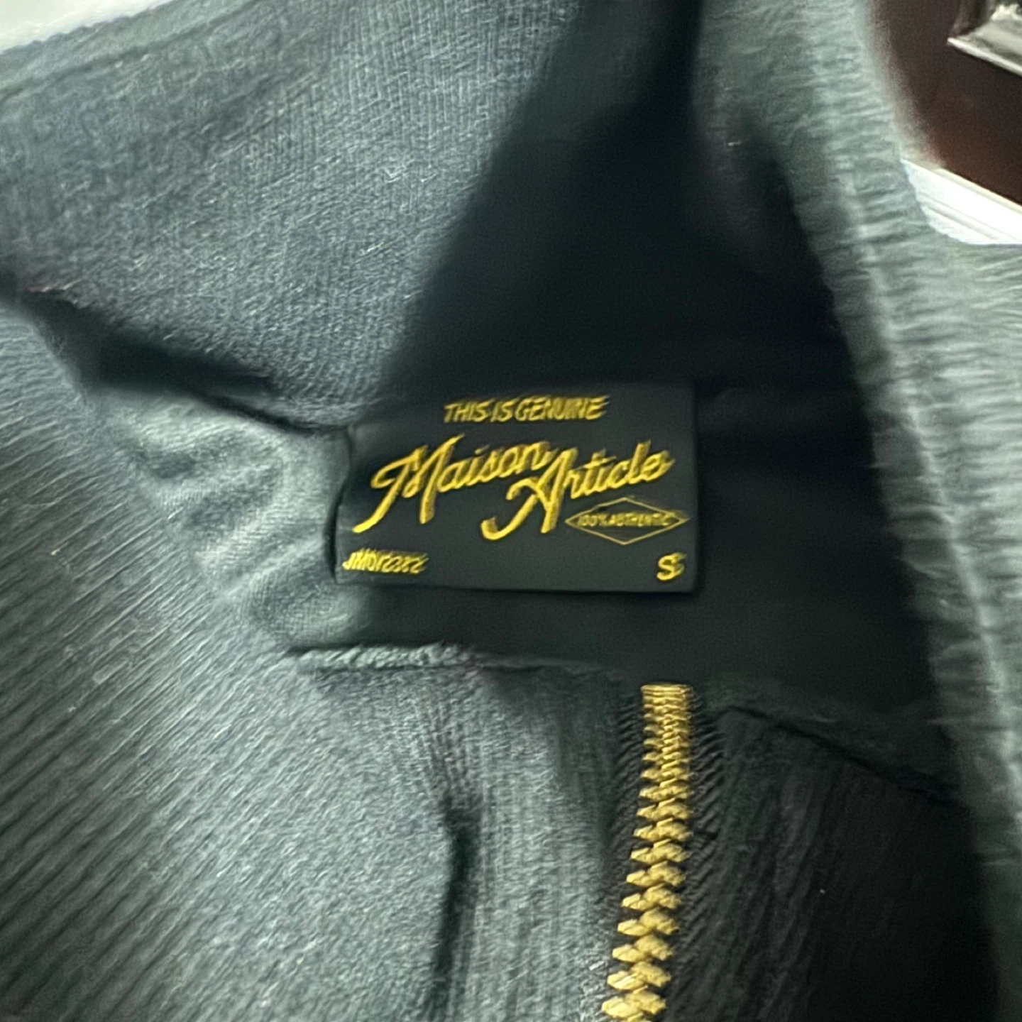 Maison Article Velour Track Jacket