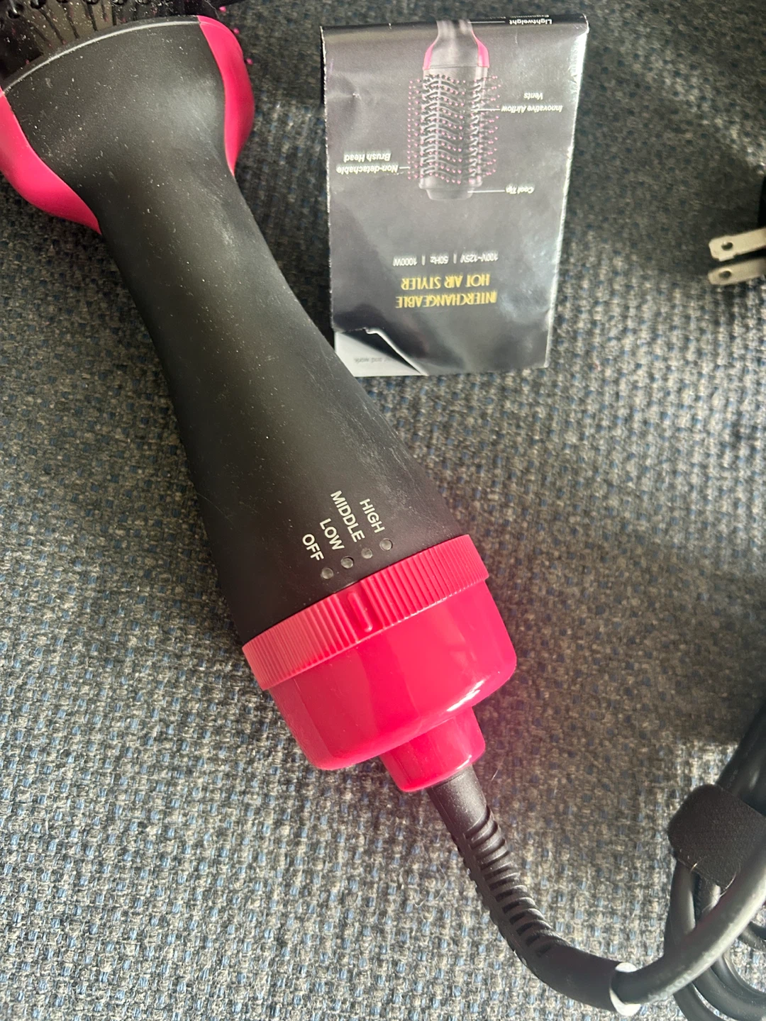 VASLON Hot Air Brush Hair Dryer - photo 2