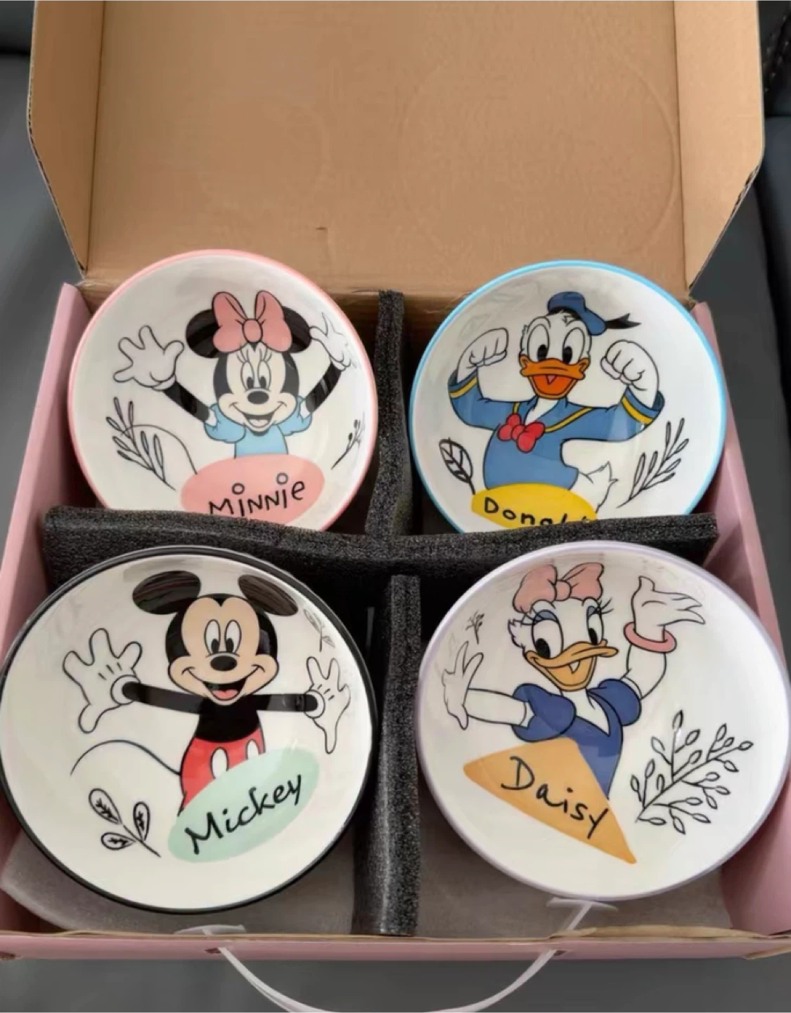 Disney Mickey & Friends Set of 4 Small Plates - photo 2