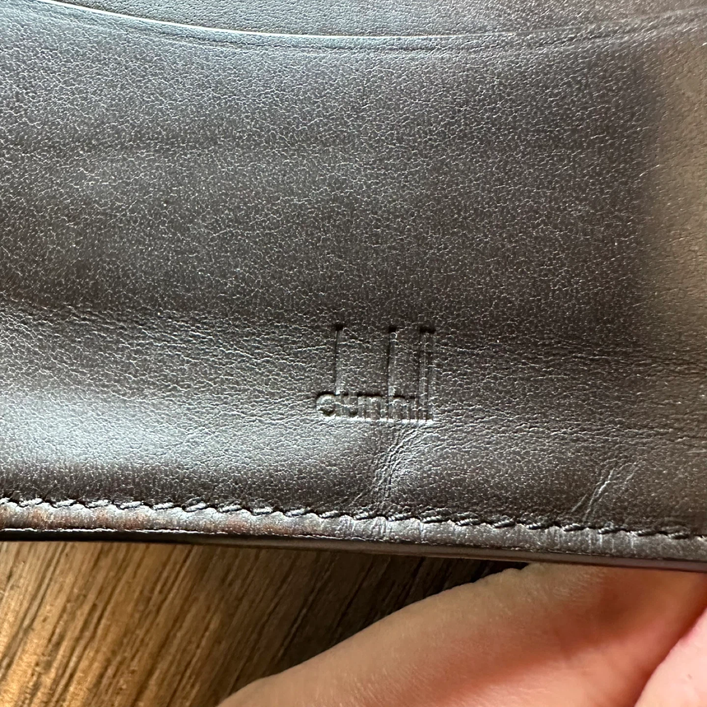DUNHILL AUTHENTIC Men’s Black Bi-fold Wallet - photo 4