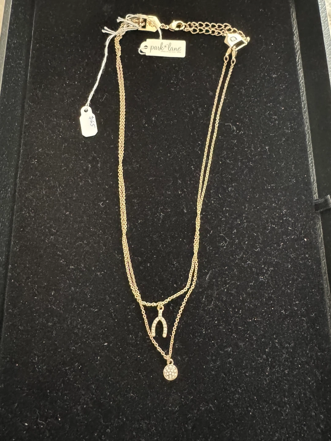Park Lane Gold Tone Necklace with Charm