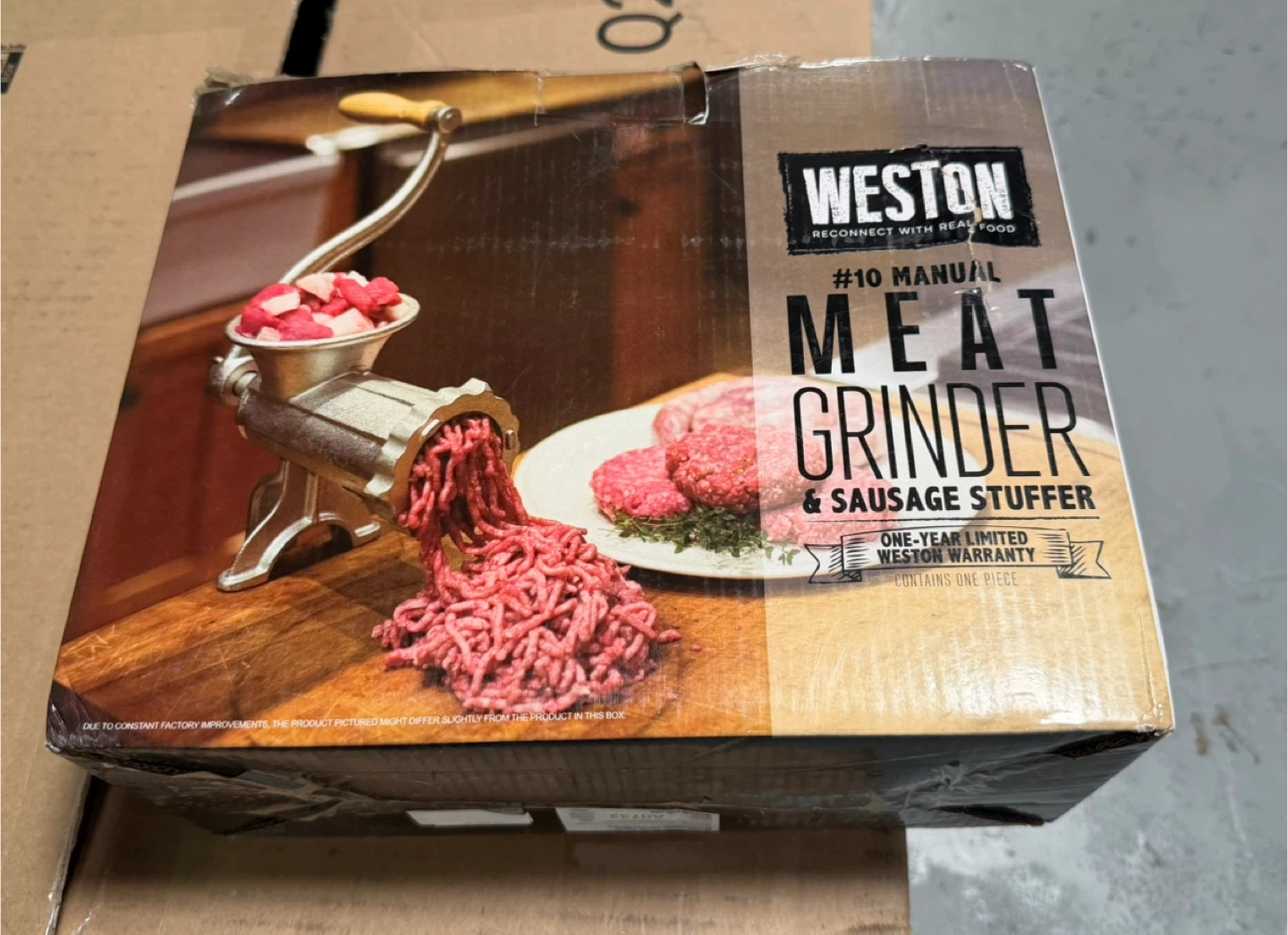 Weston #10 Manual Meat Grinder & Sausage Stuffer - photo 2