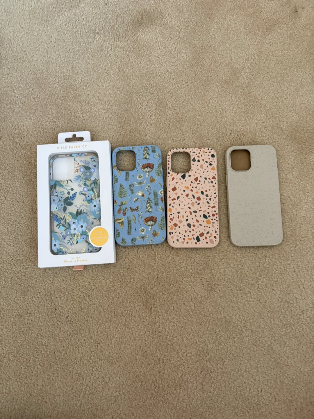iPhone 12 Cases (Pela and Rifle Paper Co.)