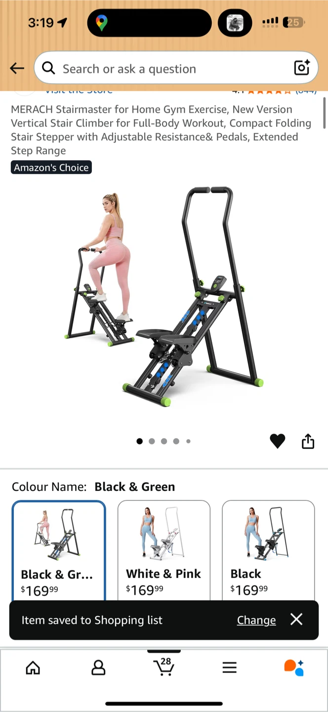 MERACH Stair Climber for Home Gym Exercise
