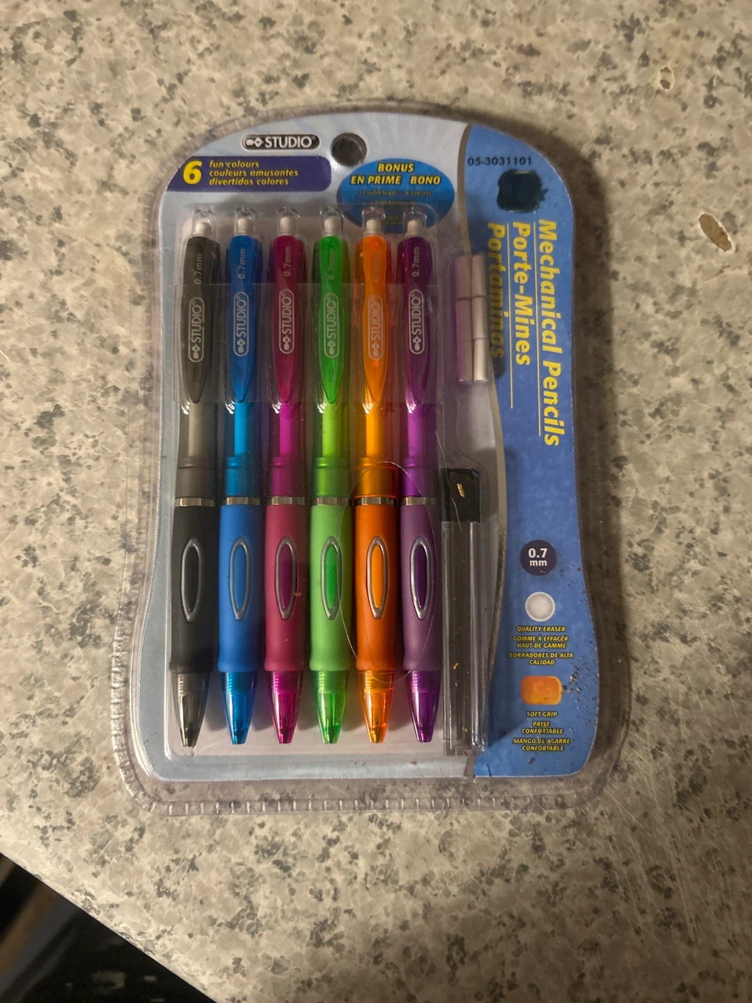 Studio 6 Mechanical Pencils - Assorted Colors, 0.7mm