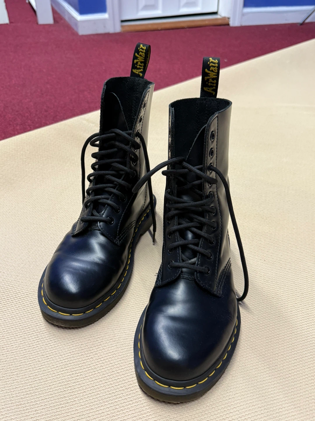 Dr. Martens 1490 Black Leather Boots