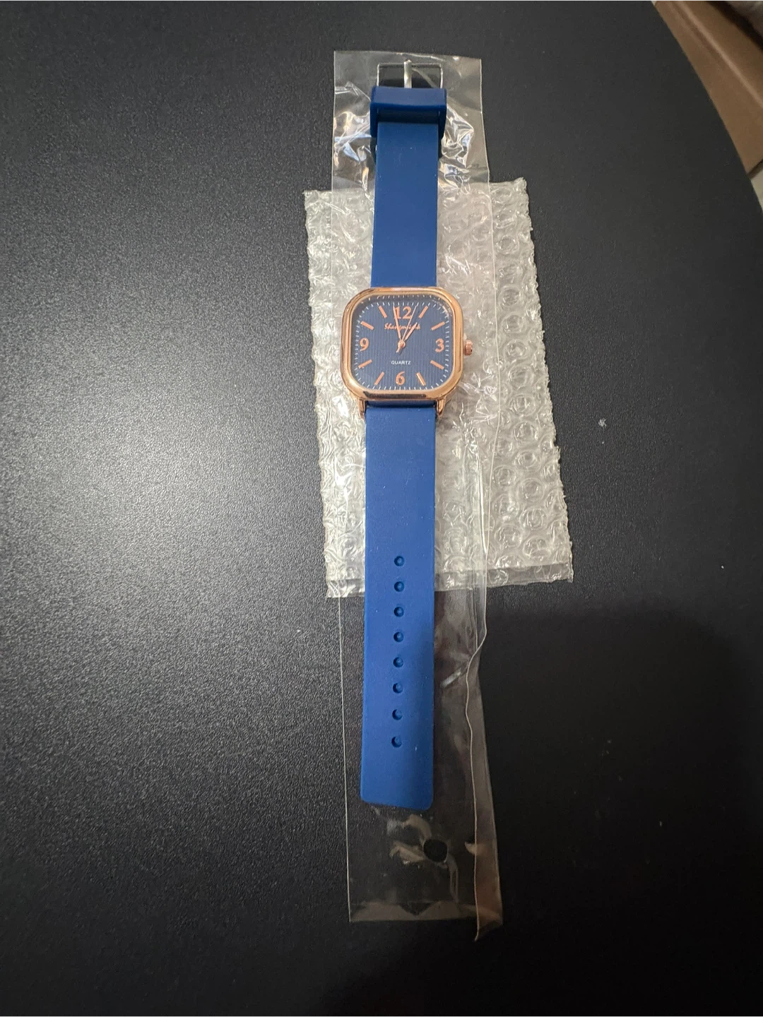 Shangmeimi Quartz Watch - Blue and Rose Gold - photo 3