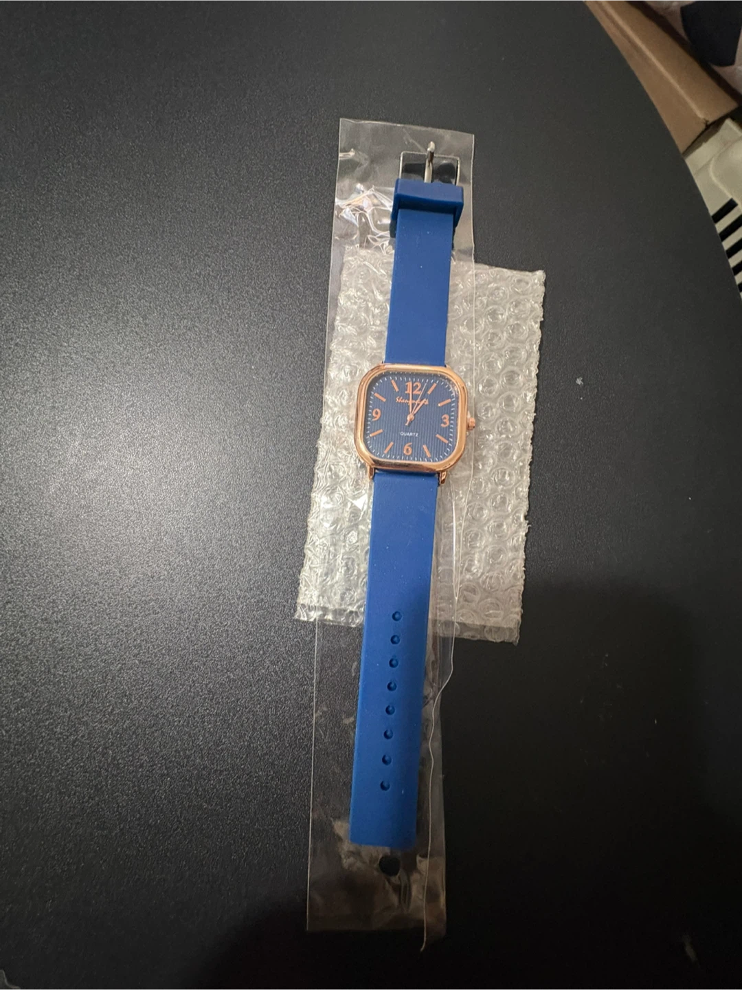 Shangmeimi Quartz Watch - Blue and Rose Gold - photo 2