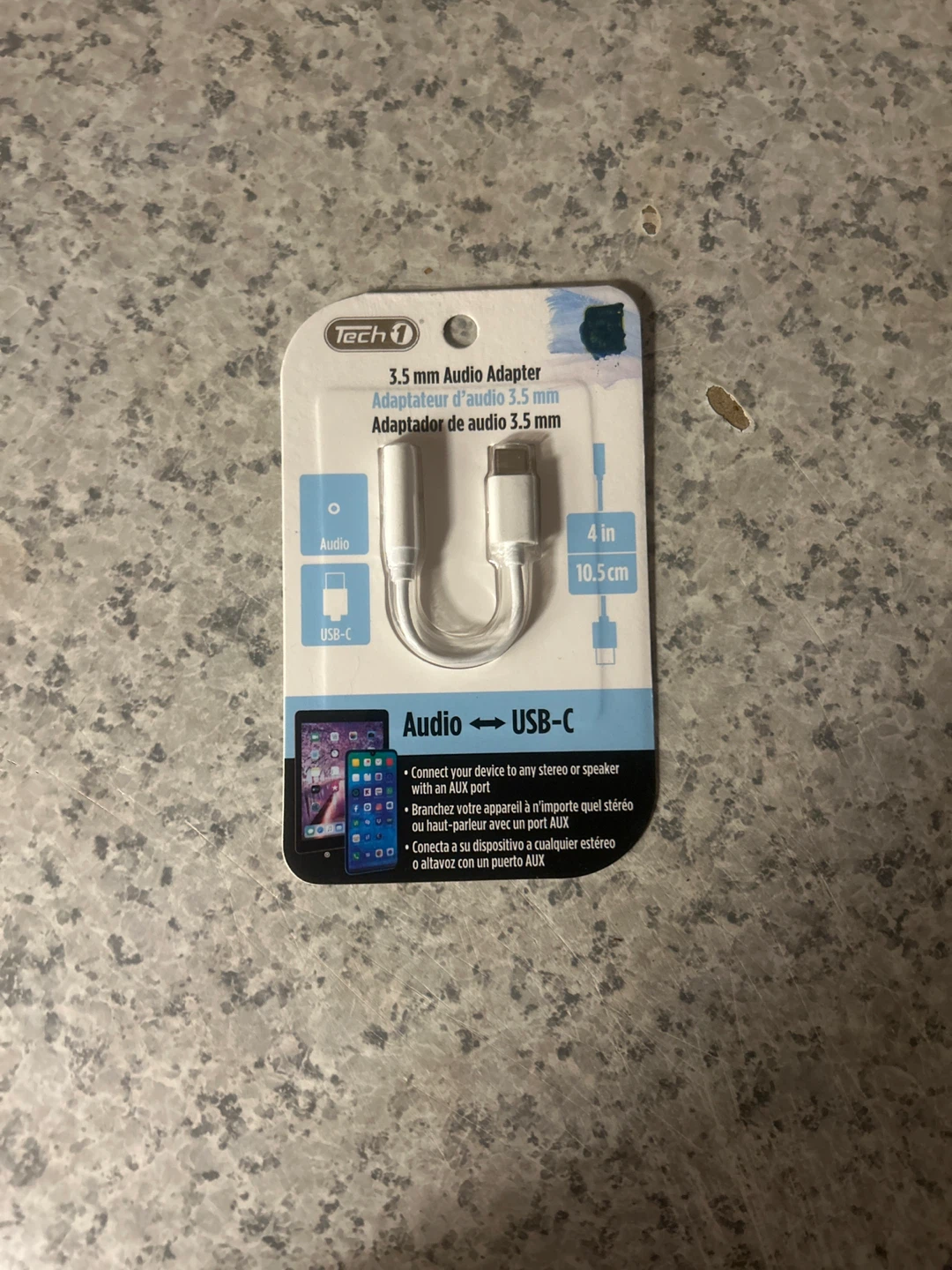Tech 1 3.5mm Audio Adapter USB-C to 3.5mm
