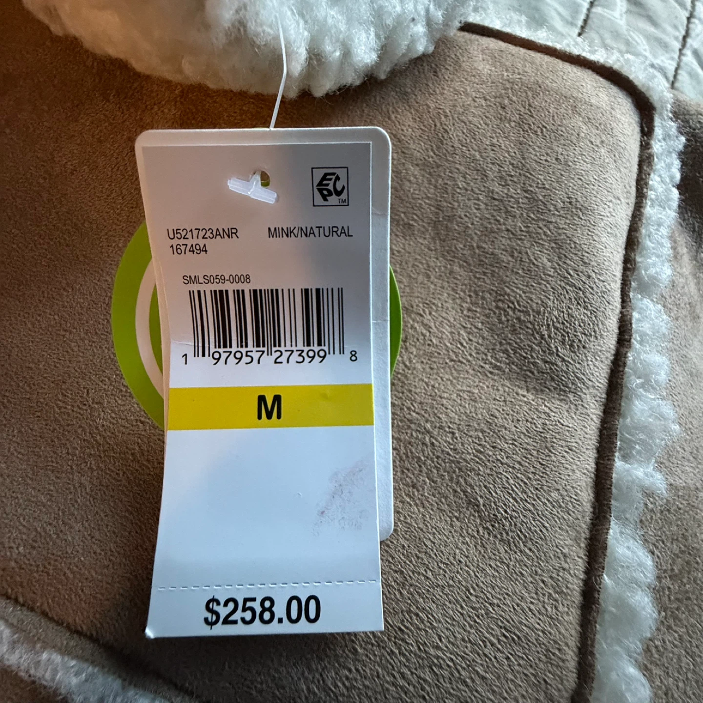 Lucky Brand Women's Mink/Natural Shearling Lined Coat - Size M - photo 4
