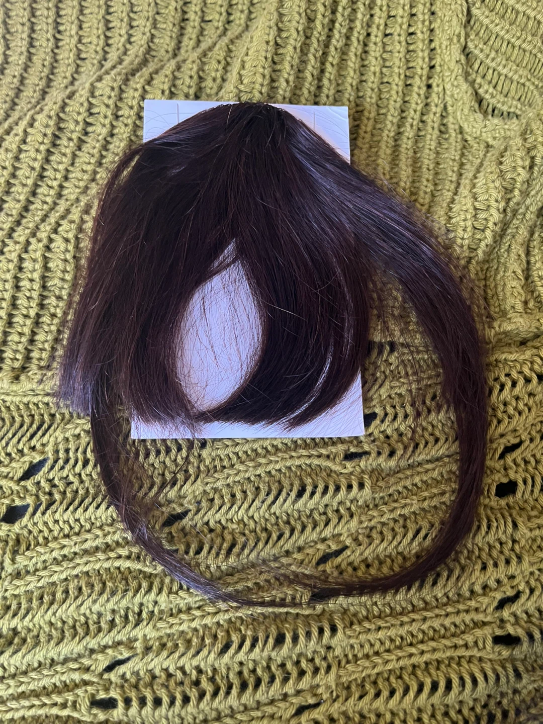 Dark Brown Hair Bangs Clip-in