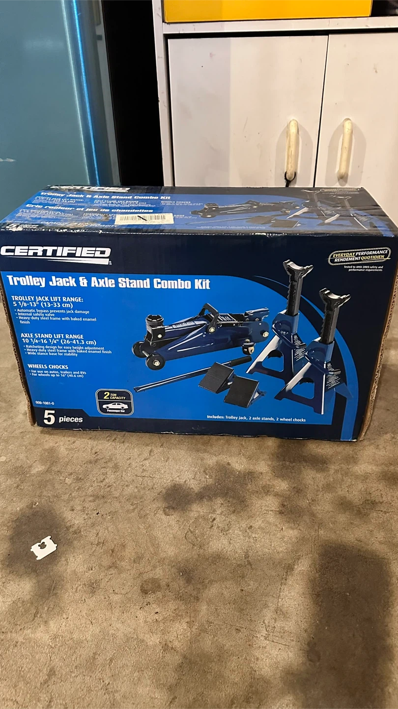 Trolley Jack & Axle Stand Combo Kit