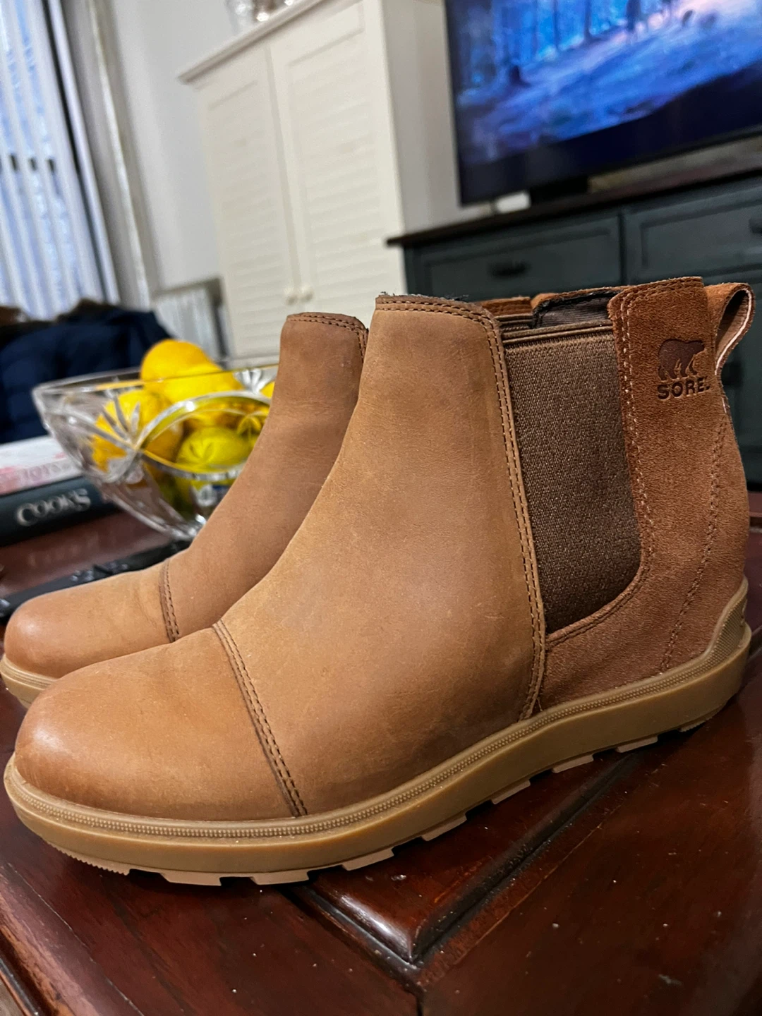 Sorel Brown Leather Chelsea Boots - photo 3