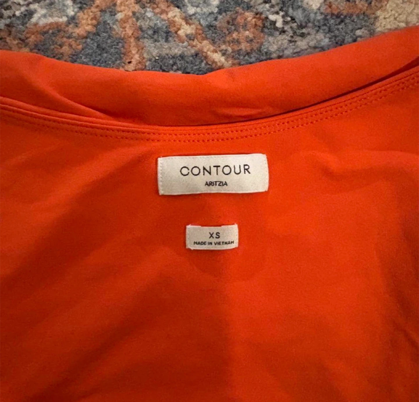 Aritzia Contour Orange Strapless Top - photo 2