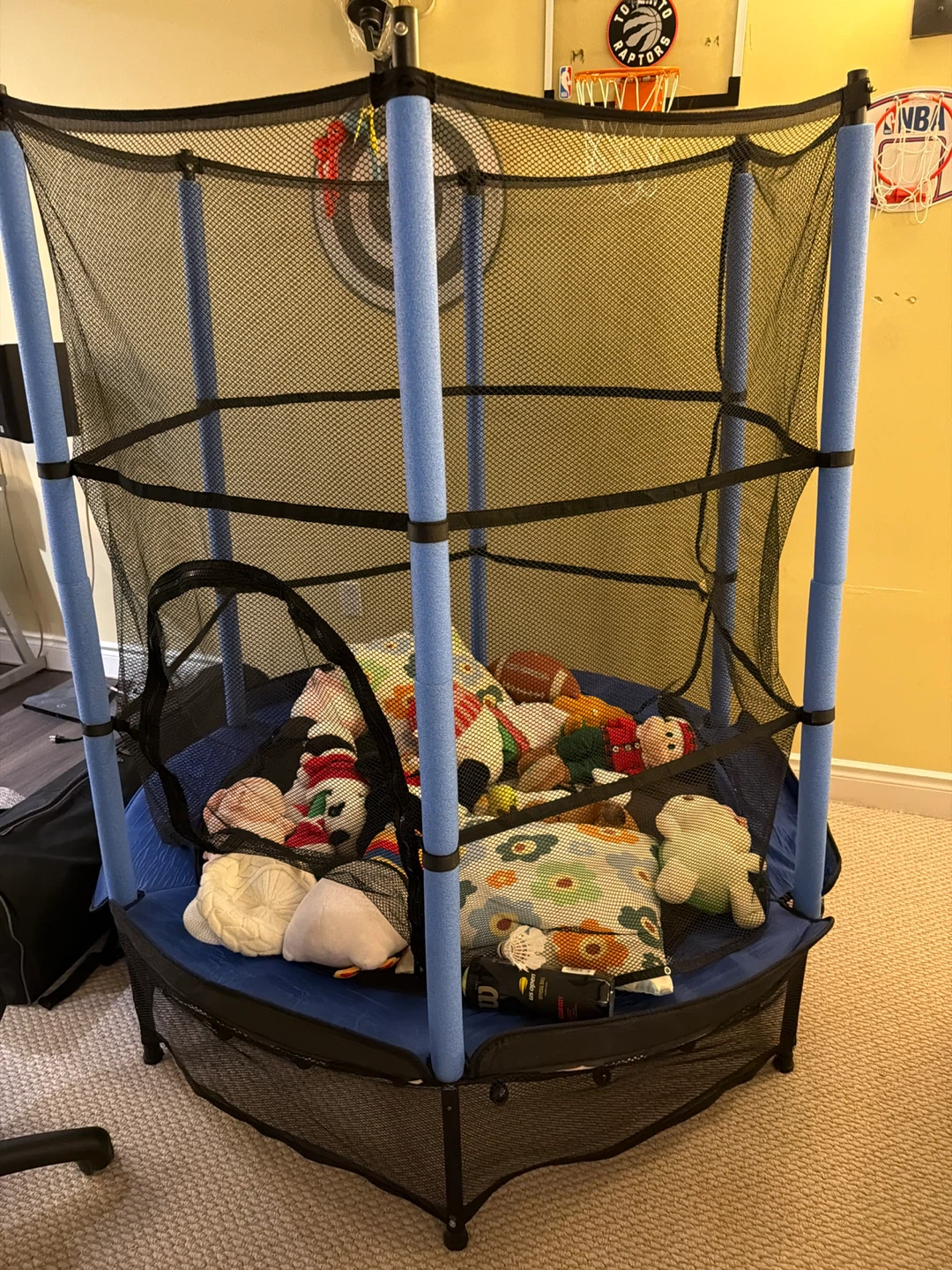 Children's Indoor Trampoline with Safety Net - photo 2