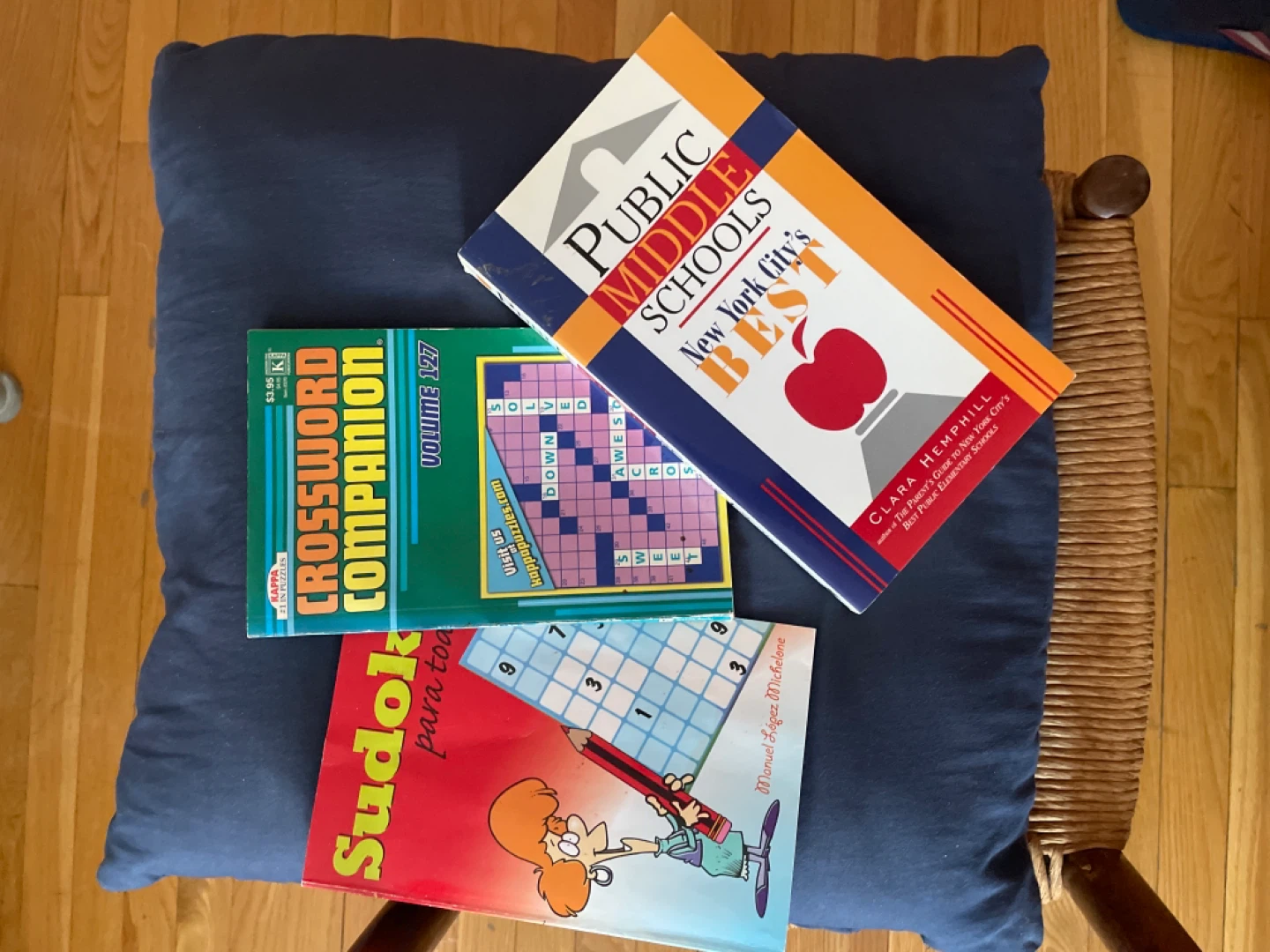 Crossword Companion Volume 127 and NYC Middle Schools Book Lot