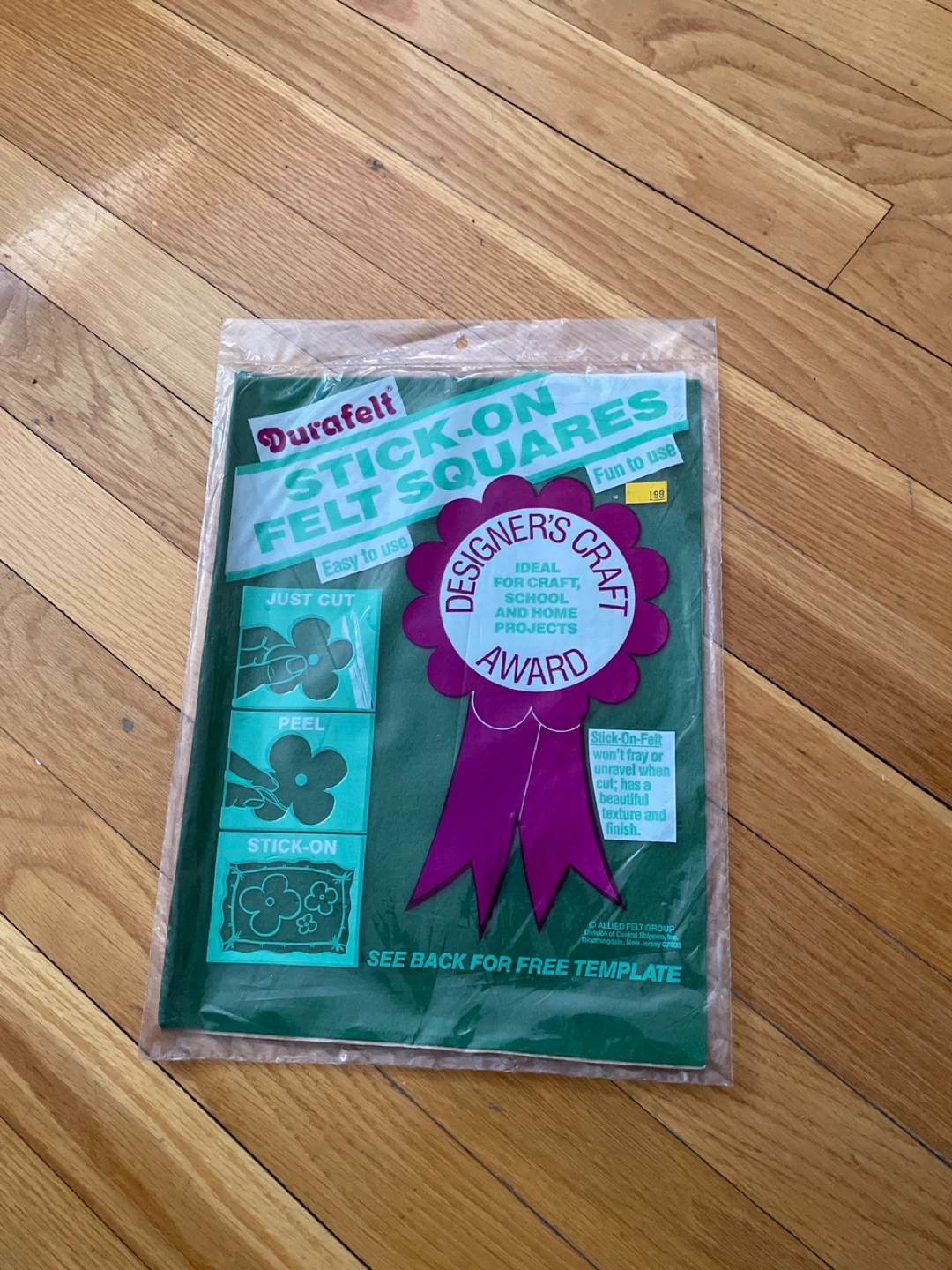Durafelt Stick-On Felt Squares for Crafts