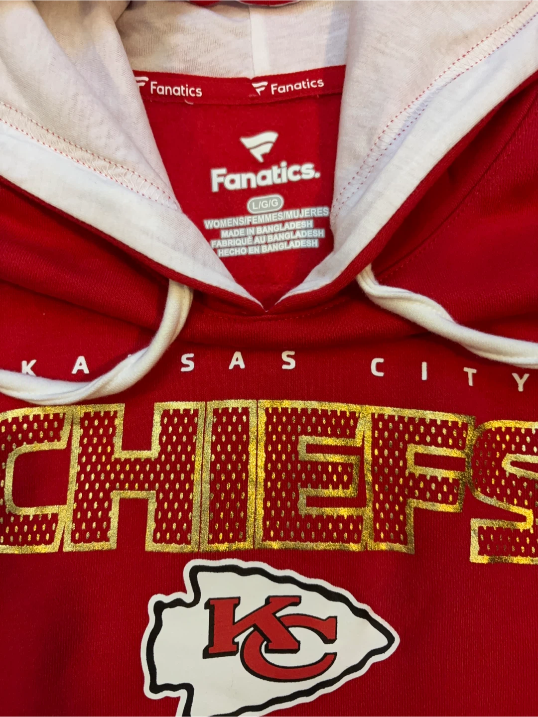 Kansas City Chiefs Pullover Hoodie-Fanatics - photo 2