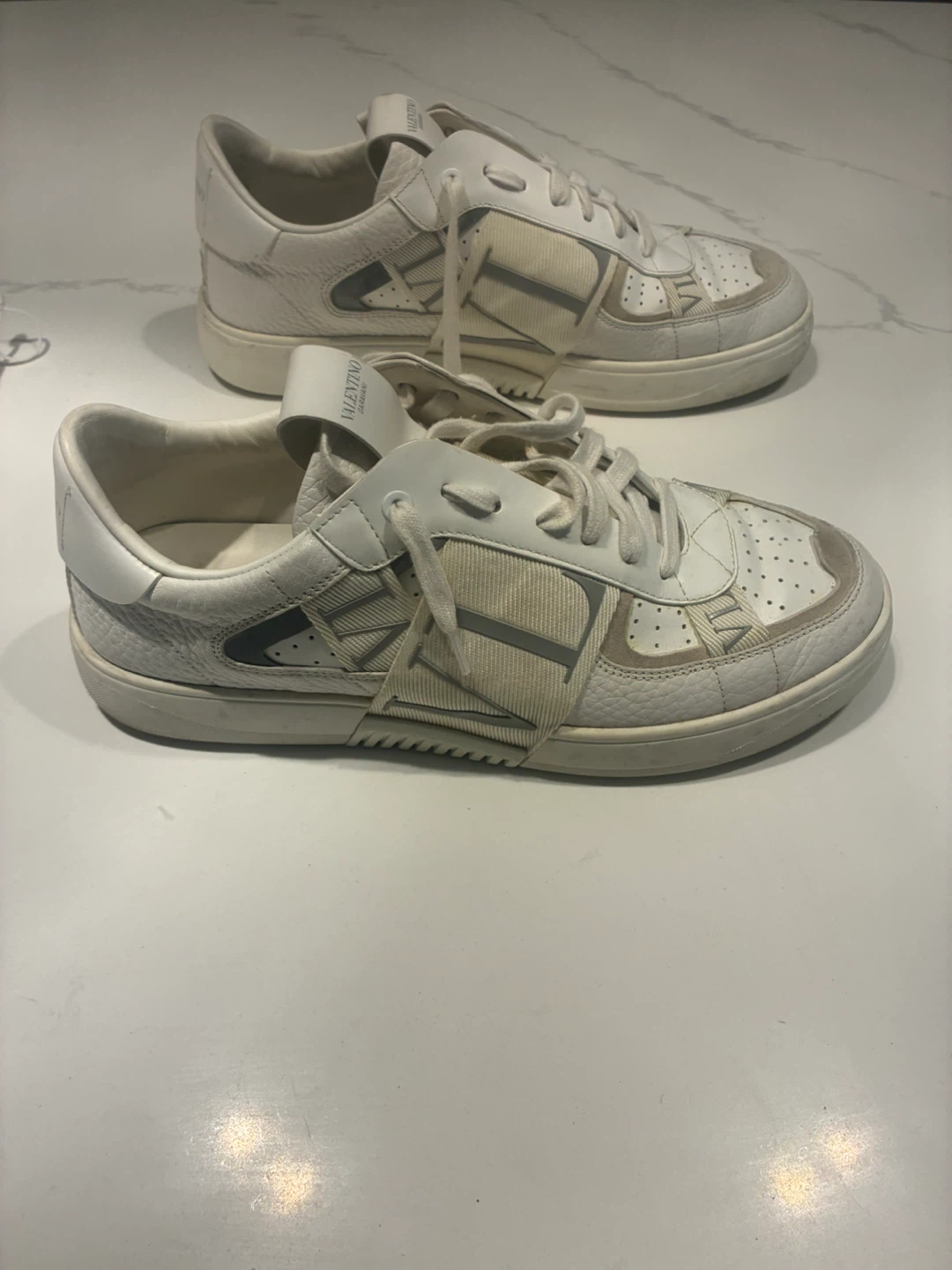 Valentino Garavani White Leather Sneakers - photo 2