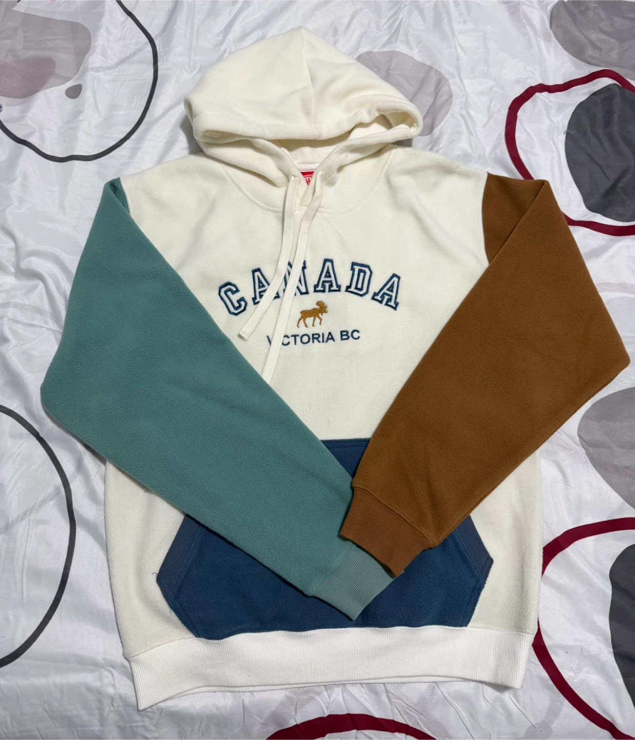 Colour Block Canada Hoodie Victoria BC